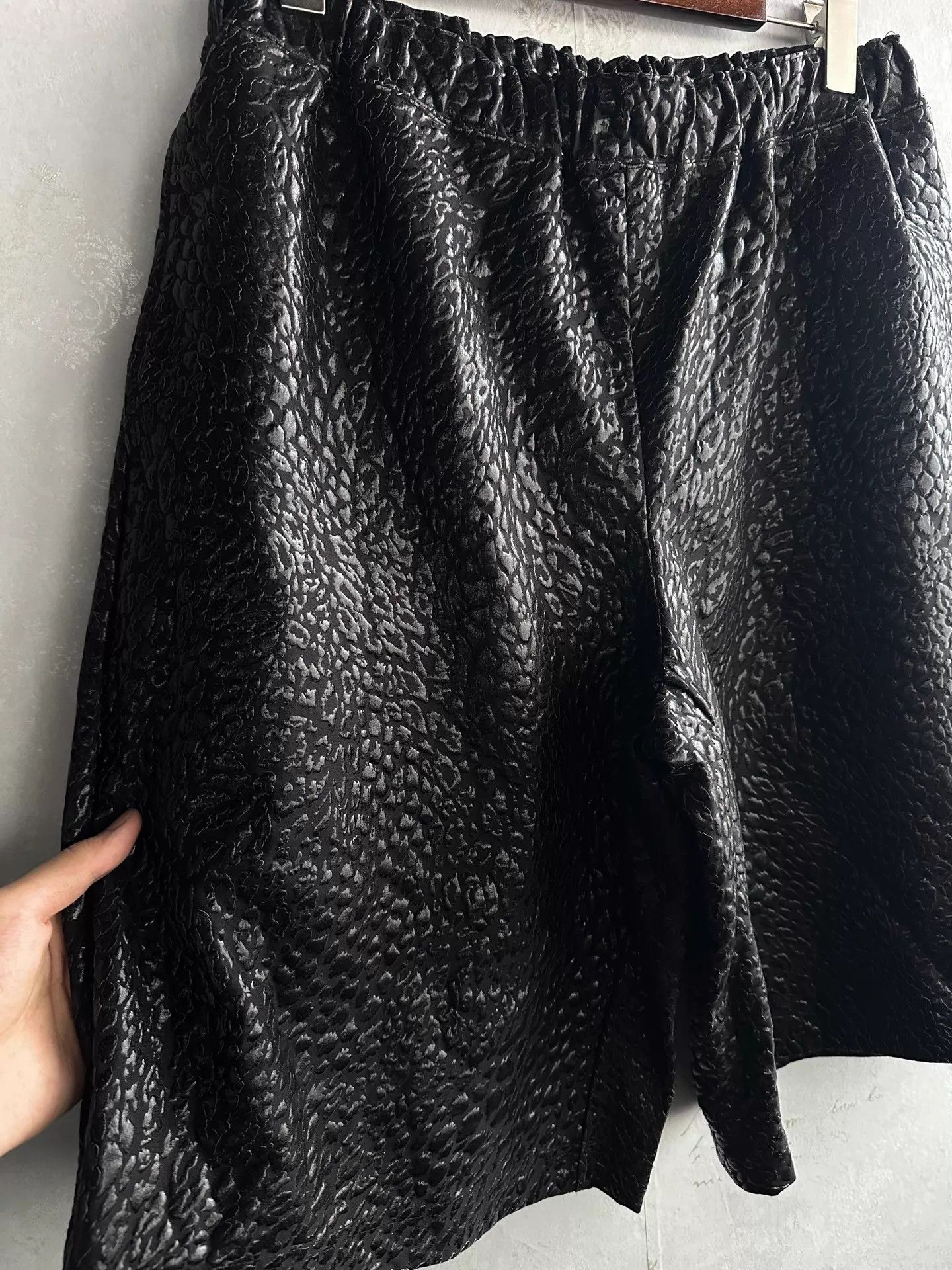 Comme des Garcons Homme Plus CDG Homme Plus Embossed Shorts M 2019 Rare Size US 32 / EU 48 - 3 Thumbnail