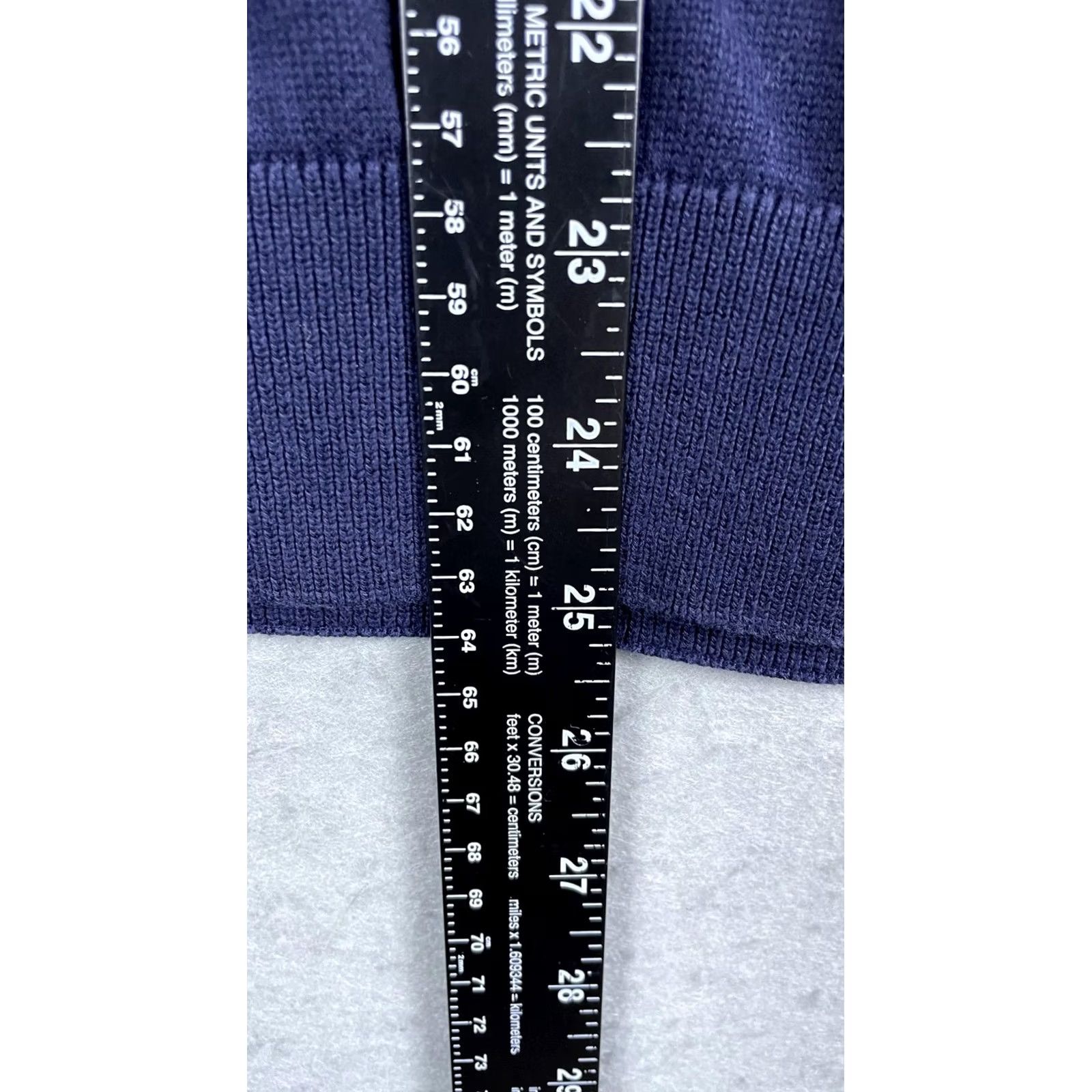 Lacoste Lacoste Sweater Mens Large Navy Blue V Neck Knit Pullover Croc Logo Casual Size US L / EU 52-54 / 3 - 5 Thumbnail