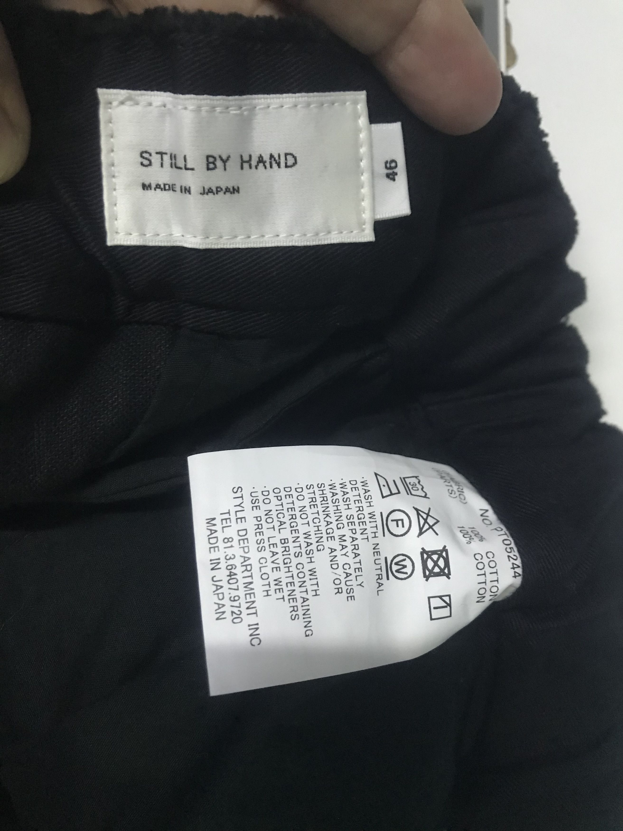 STILL BY HAND Still by Hand Corduroy Pleated Black Easy Pants Size US 30 / EU 46 - 9 Thumbnail