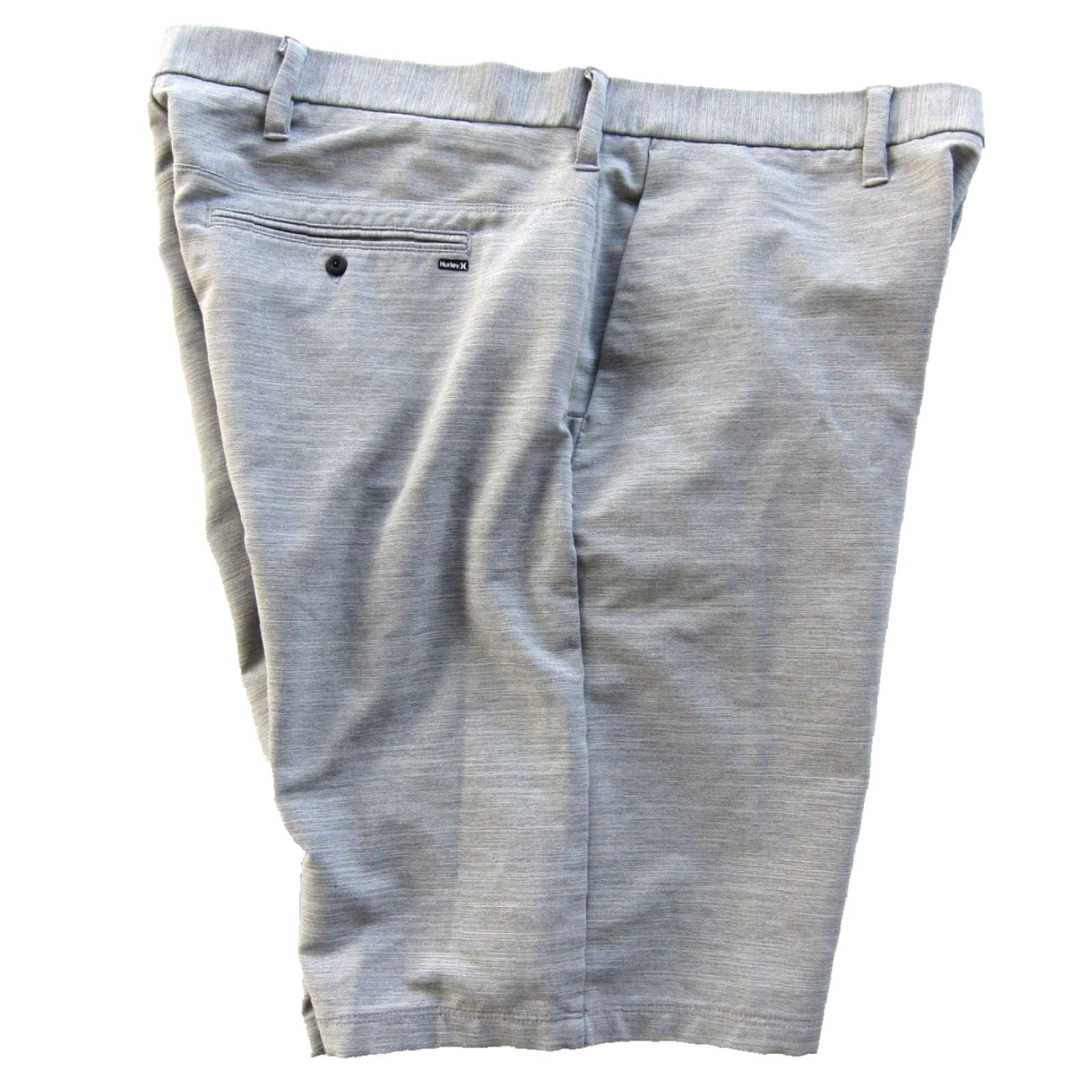 Hurley Hurley Grey Stretch Classic Work Golf Bermuda Chino Shorts Men 36 Size US 36 / EU 52 - 5 Thumbnail