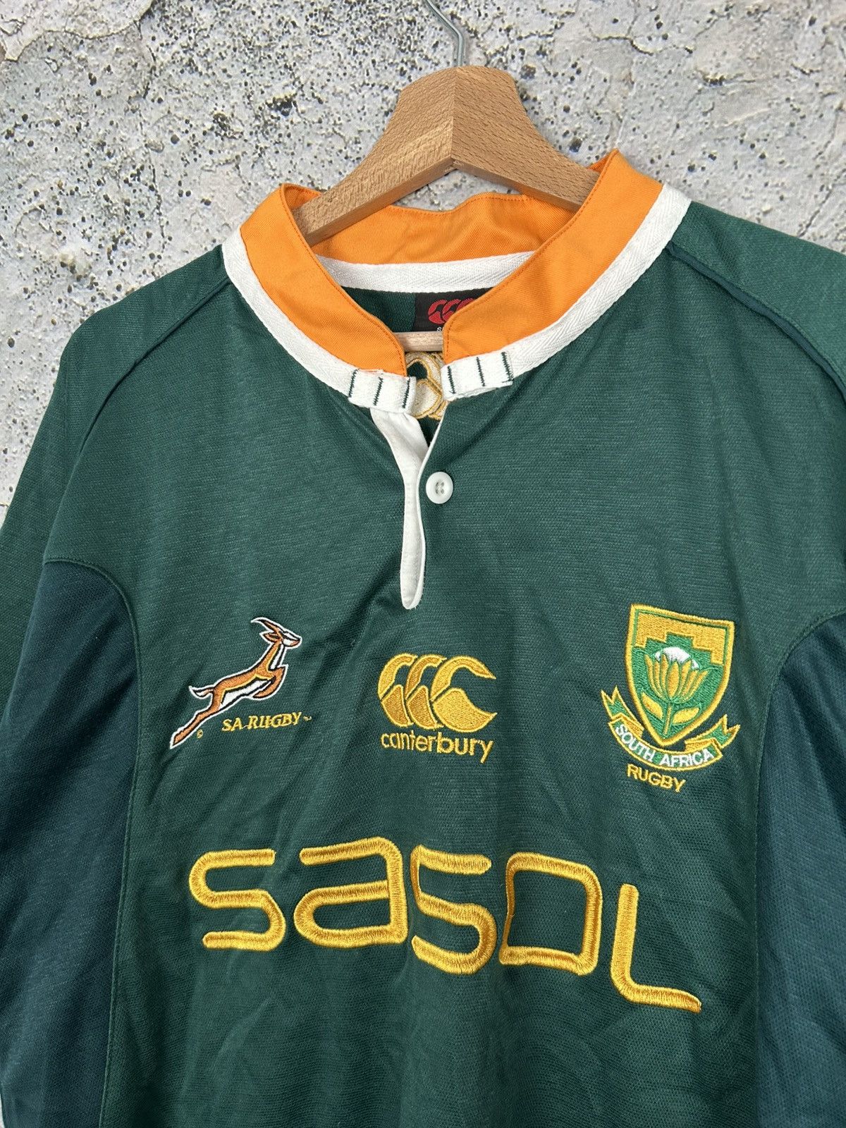 Canterbury of New Zealand Vintage Canterbury Of New Zealand South Africa Rugby Jersey Size US M / EU 48-50 / 2 - 3 Thumbnail