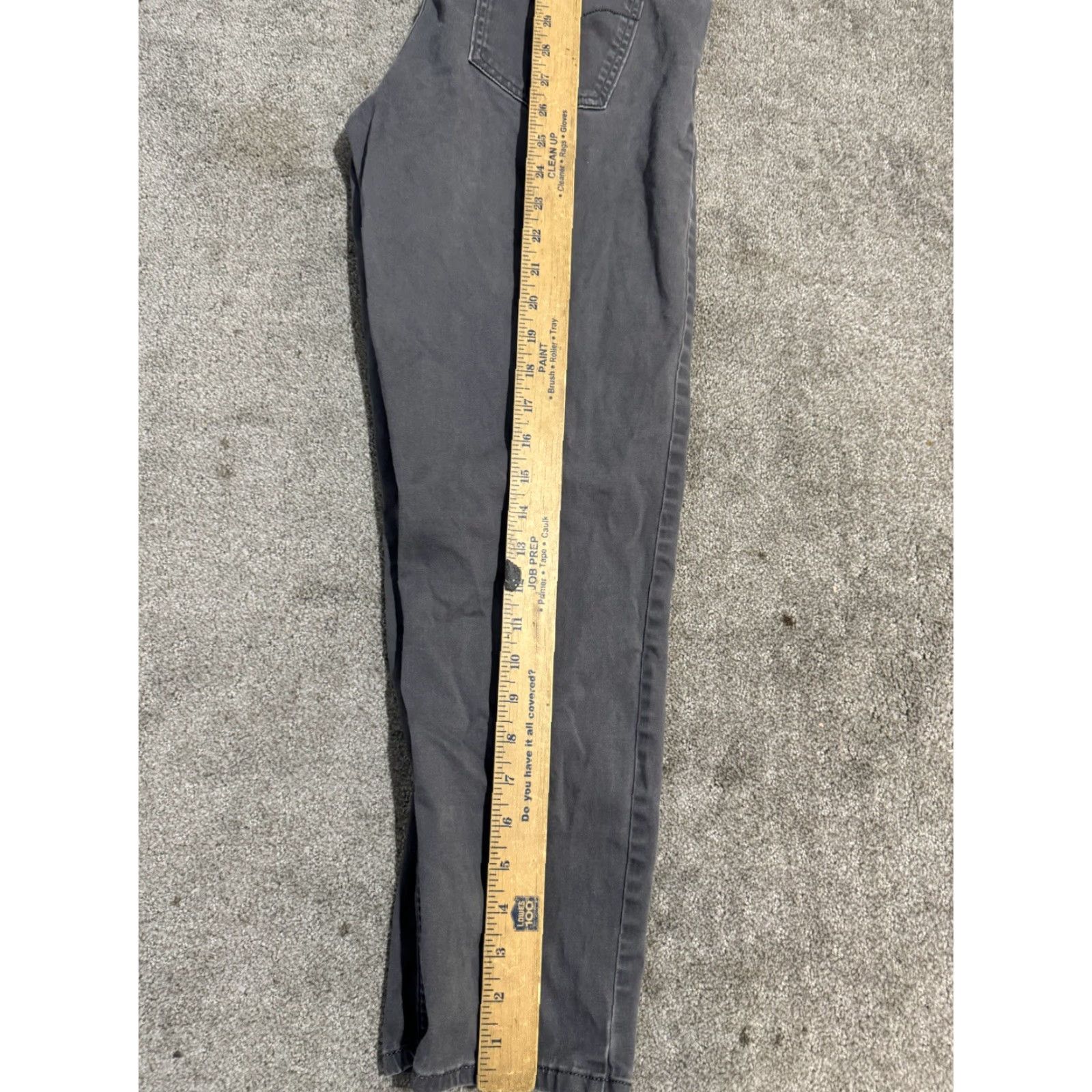 Calvin Klein Calvin Klein Jeans Pants Womens 12 Gray Ankle Skinny Cotton Blend Pockets Regular 5-Pocket Gray Calvin Klein Jeans Womens 12 Size 34" / US 12 / IT 48 - 6 Thumbnail