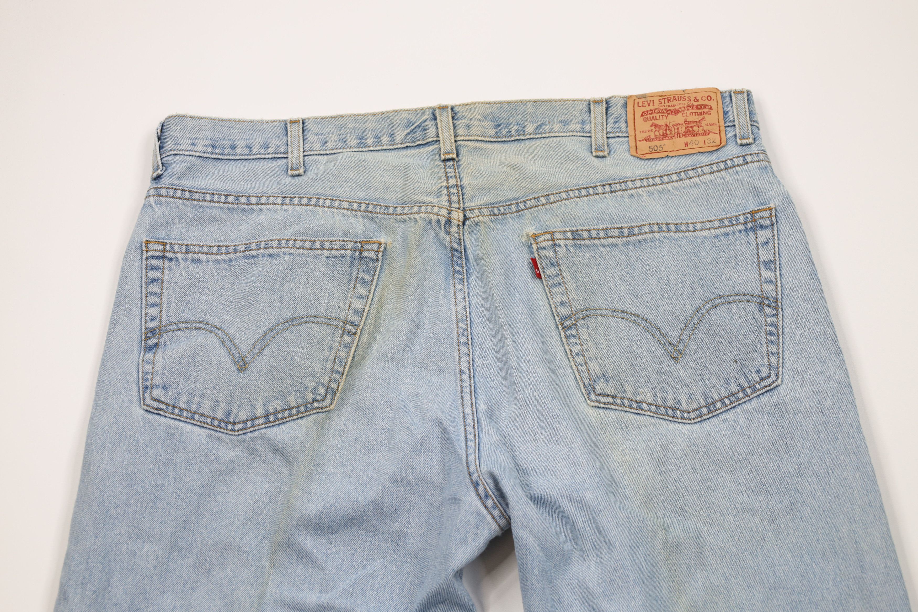 Levi's Vintage Y2K Levis 505 Regular Fit Straight Leg Denim Jeans Size US 40 / EU 56 - 14 Thumbnail