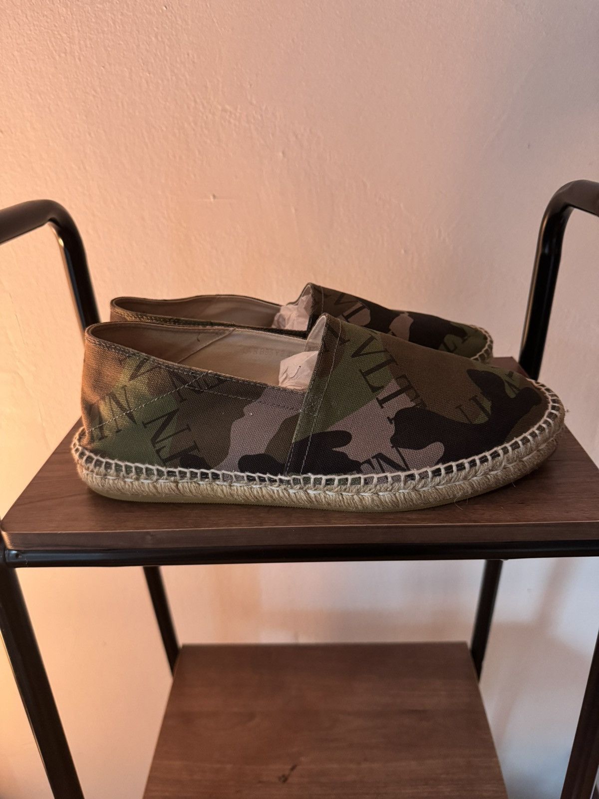 Valentino VLTN Camo Espadrilles Size US 11 / EU 44 - 5 Thumbnail