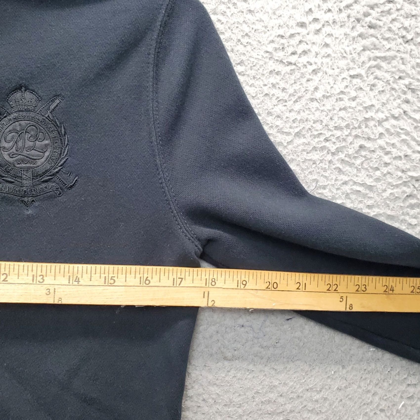 Ralph Lauren Lauren Ralph Lauren Hoodie Womens XS Black Crest Logo Full Zip Size XS / US 0-2 / IT 36-38 - 5 Thumbnail