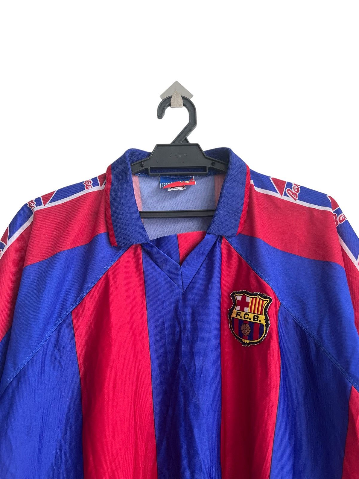 Kappa ARCHIVE🔥1992 FC Barcelona Guardiola4 Match Worn Home Jersey Size US L / EU 52-54 / 3 - 3 Thumbnail