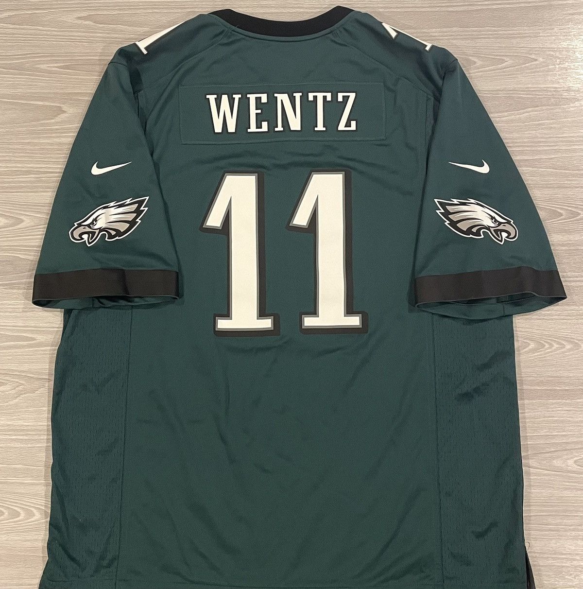 NFL × Nike Nike Philadelphia Eagles Wentz #11 Jersey Men's Size 2XL Size US XXL / EU 58 / 5 - 6 Thumbnail