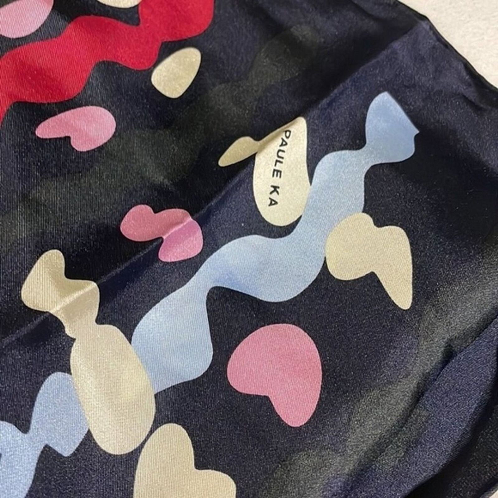 PAULE KA Paule Ka Scarf Chic Polished Protect Navy Multiple Colors Size ONE SIZE - 2 Thumbnail