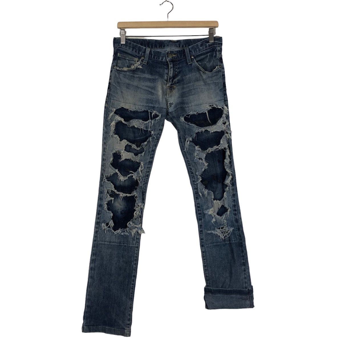Hysteric Glamour 🔥Punk Design Distressed Tornado Mart Japan Made Size US 32 / EU 48 - 11 Thumbnail
