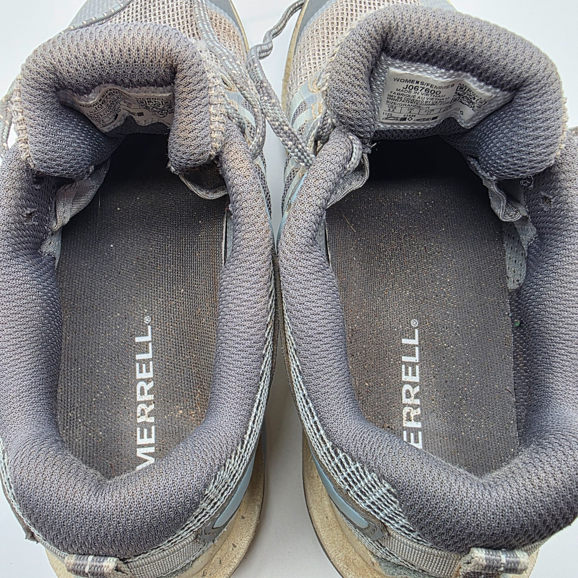 Merrell Merrell Antora 3 Womens 6.5 Gray Hiking Shoes Vibram Sole Tr Size US 6.5 / IT 36.5 - 9 Thumbnail