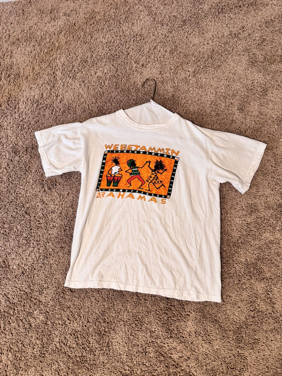 Other Vintage 90’s Bahamas Cotton T-shirt Size US L / EU 52-54 / 3 - 1 Thumbnail