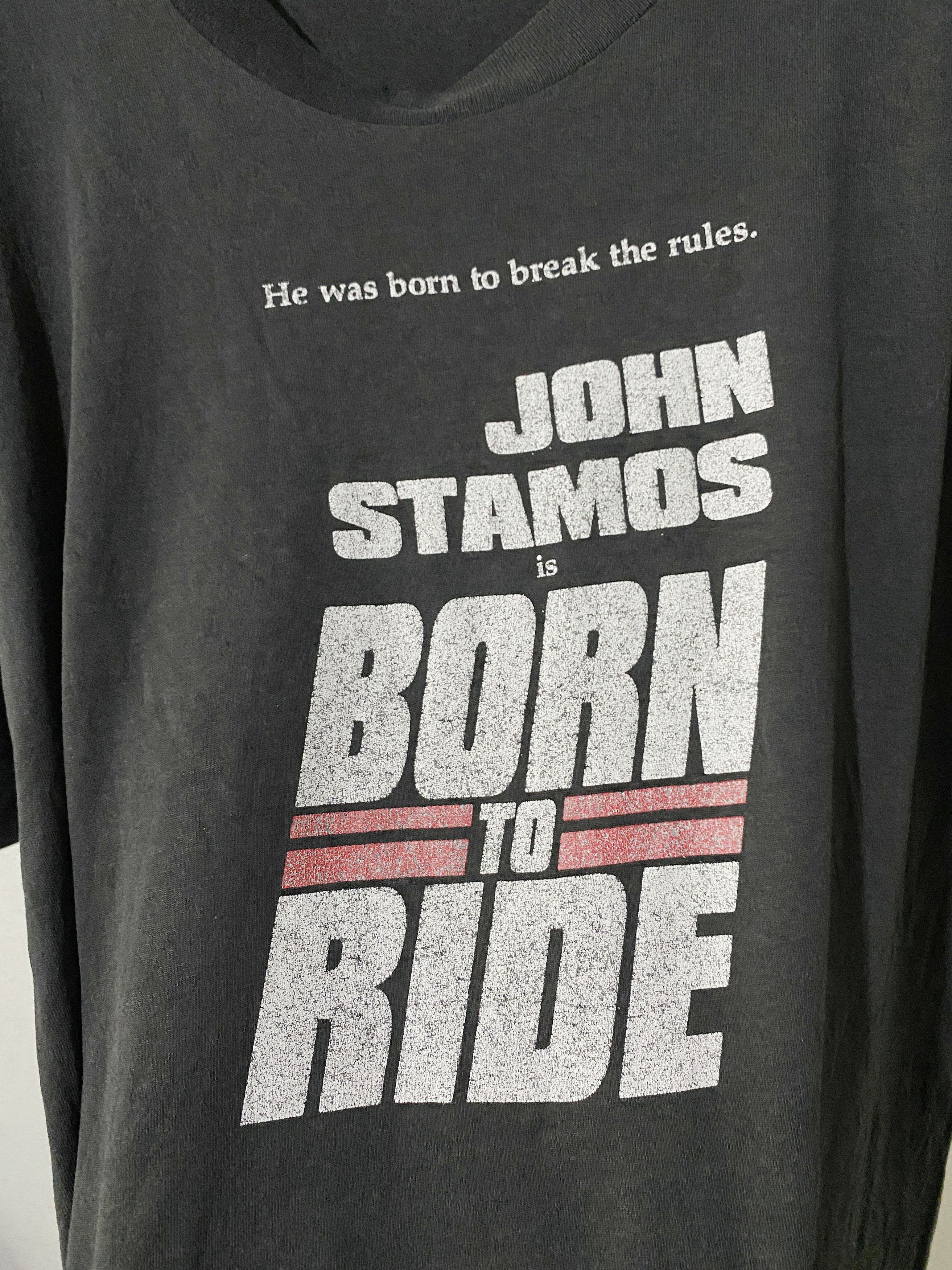 Vintage Vintage 1991 Born to Ride Shirt Size US XL / EU 56 / 4 - 2 Thumbnail