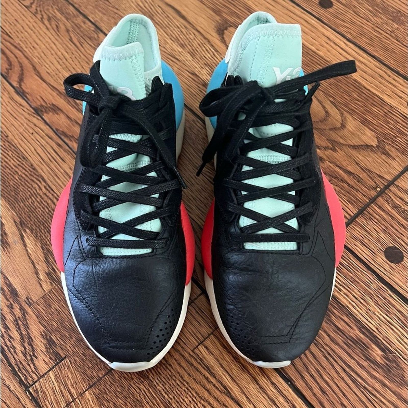 Y-3 Y-3 Kaiwa Sneakers Leather Neoprene Shoes M7/W9 Size US 9 / IT 39 - 2 Thumbnail
