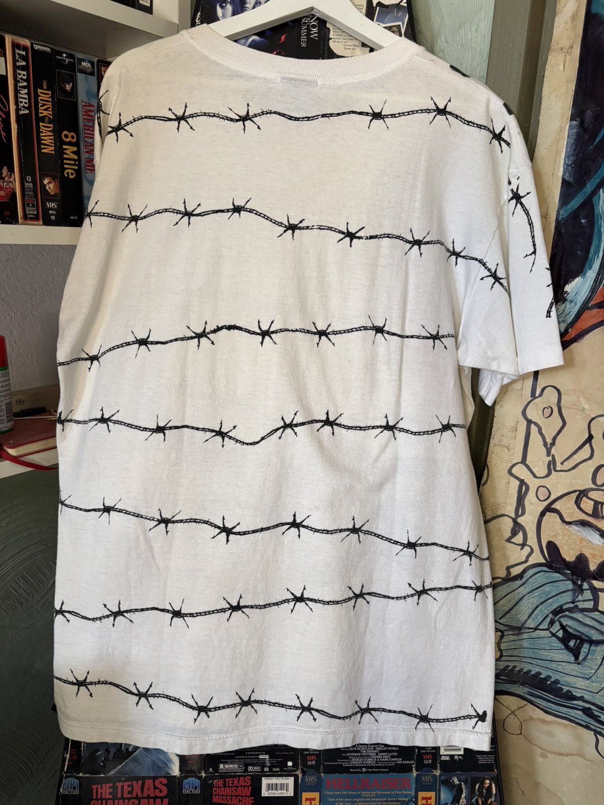 Vintage Vintage 90’s Nightmare Before Christmas Shirt White XL Size US XL / EU 56 / 4 - 6 Thumbnail