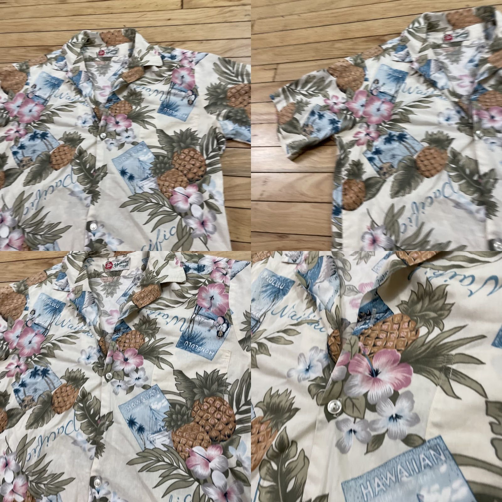 Hilo Hattie Hilo Hattie Hawaiian Button Shirt Men M Pacific Print Pineapple Graphic Relaxed Shirt Size US M / EU 48-50 / 2 - 10 Thumbnail