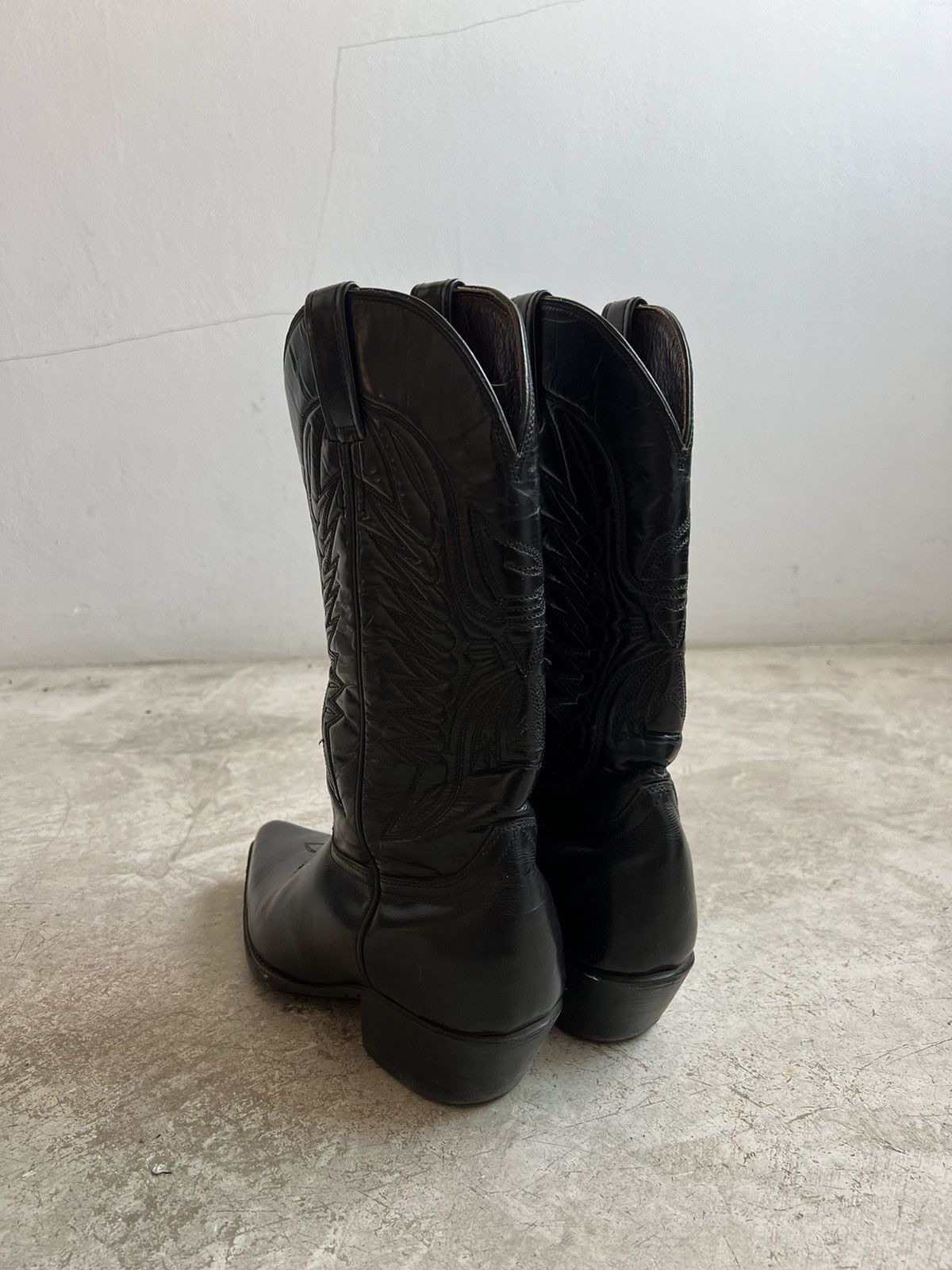 Leather SOLD* Vintage 70s Leather Western Cowboy Boots Size US 9.5 / EU 42-43 - 7 Thumbnail