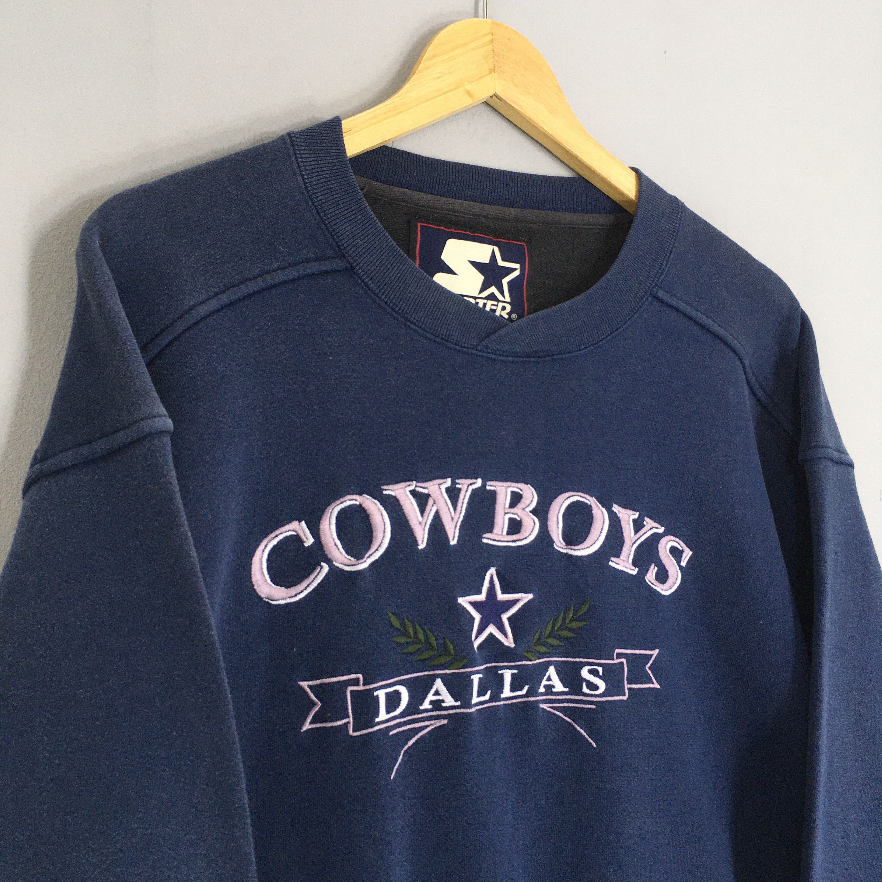 NFL × Starter × Vintage RARE Vintage Dallas Cowboys NFL Sweatshirt Medium Size US M / EU 48-50 / 2 - 3 Thumbnail