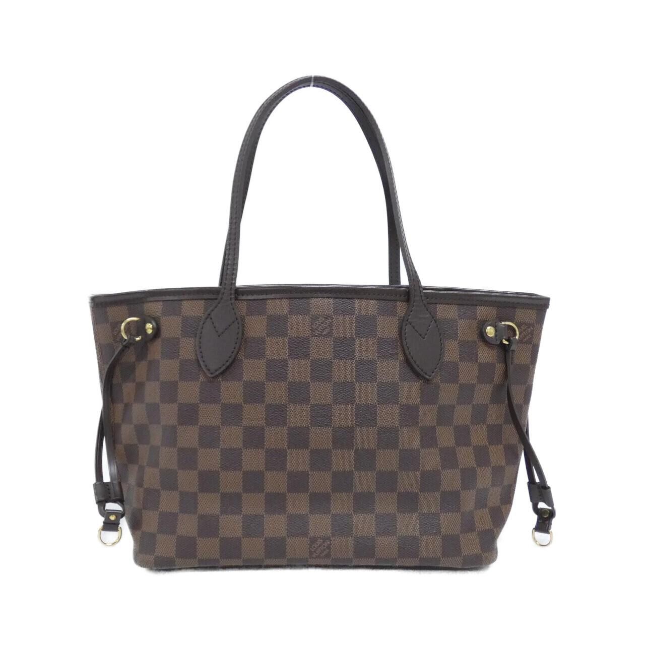 Louis Vuitton Louis Vuitton Louis Vuitton Neverfull Damier Bag Textile Tote Bag N51109 DUTY FREE for USA Size ONE SIZE - 1 Thumbnail