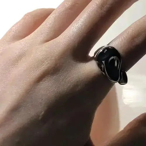 American Edition × Jewelry × Ring Of Fire Irregular Adjustable Ring Size ONE SIZE - 3 Thumbnail