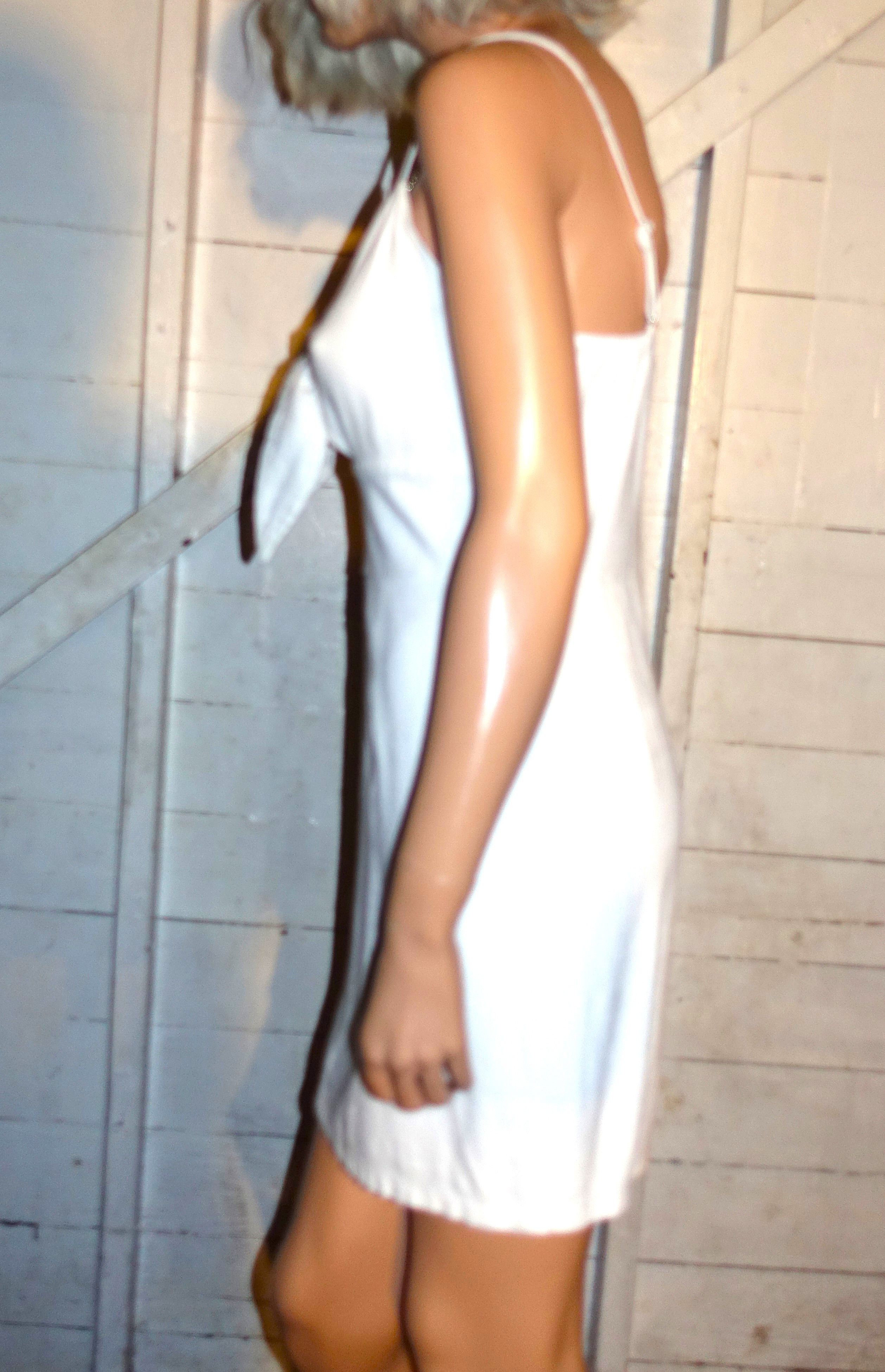 Other Trac White Summer Dress M Size M / US 6-8 / IT 42-44 - 4 Thumbnail