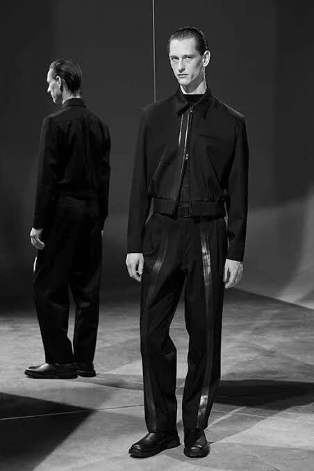 Kiko Kostadinov × Mackintosh Mackintosh 0001 Kiko Kostadinov Rubber Stripe Trouser Size L Size US 34 / EU 50 - 1 Thumbnail