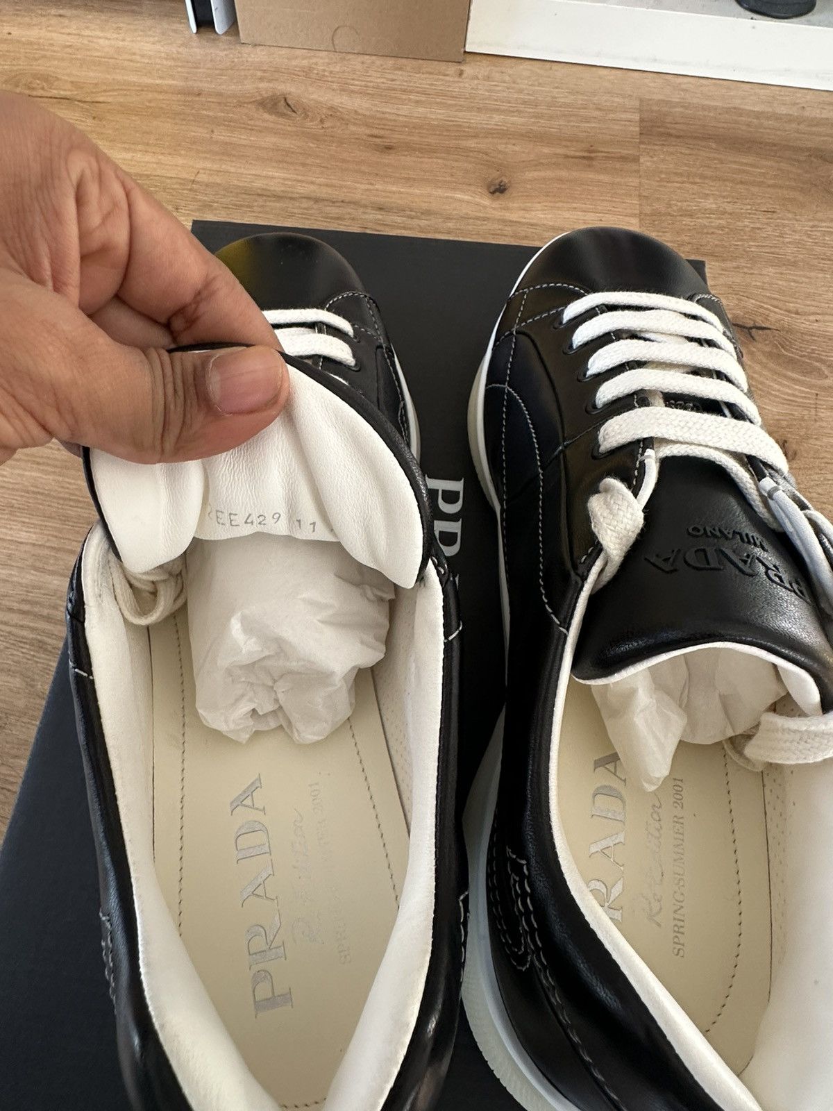 Prada Prada nappa cup Size US 12 / EU 45 - 9 Thumbnail