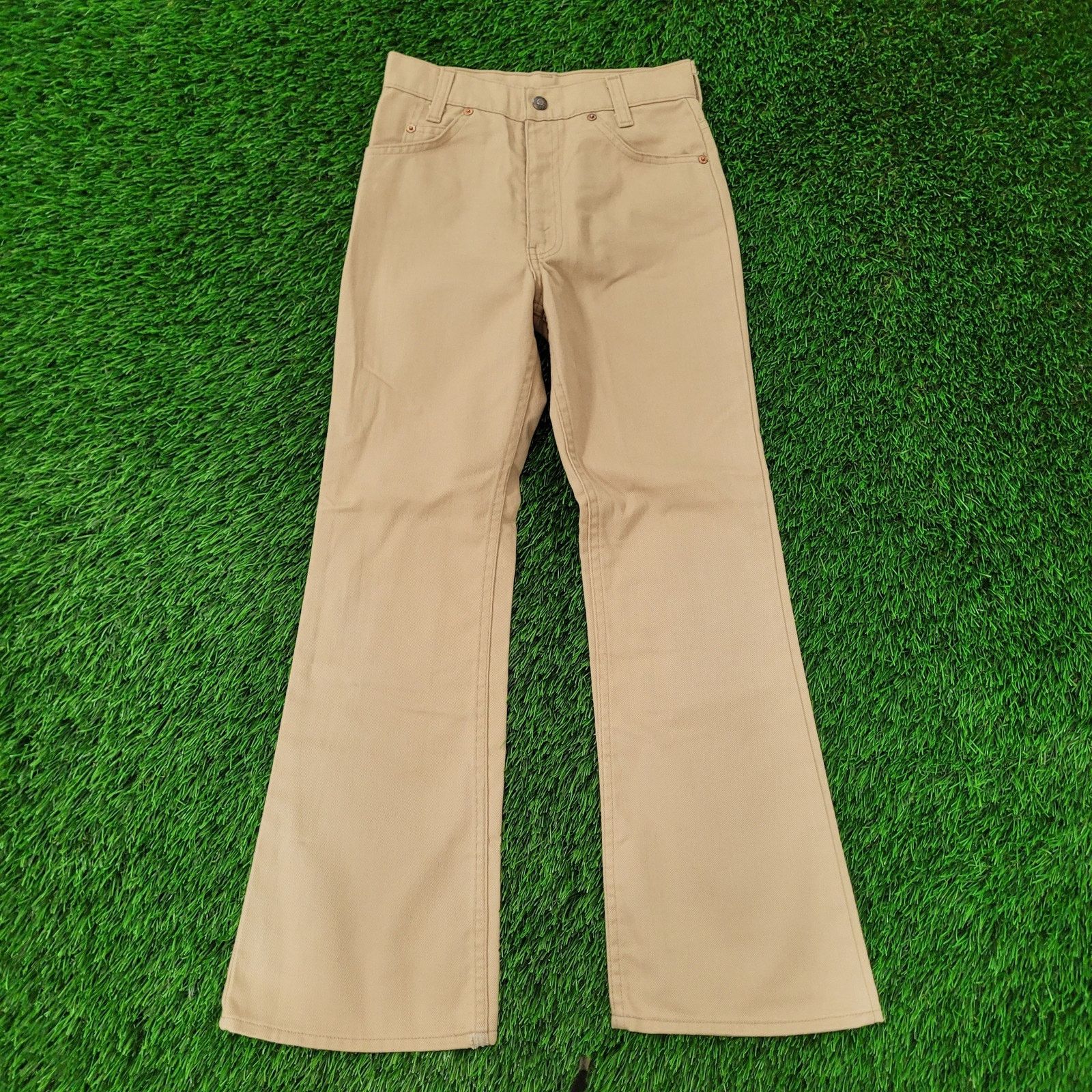 Levi's VTG LEVIS El-Reforzado Bell Bottoms Pants Womens 00 Talon Size 24" / US 00 / IT 34 - 1 Thumbnail