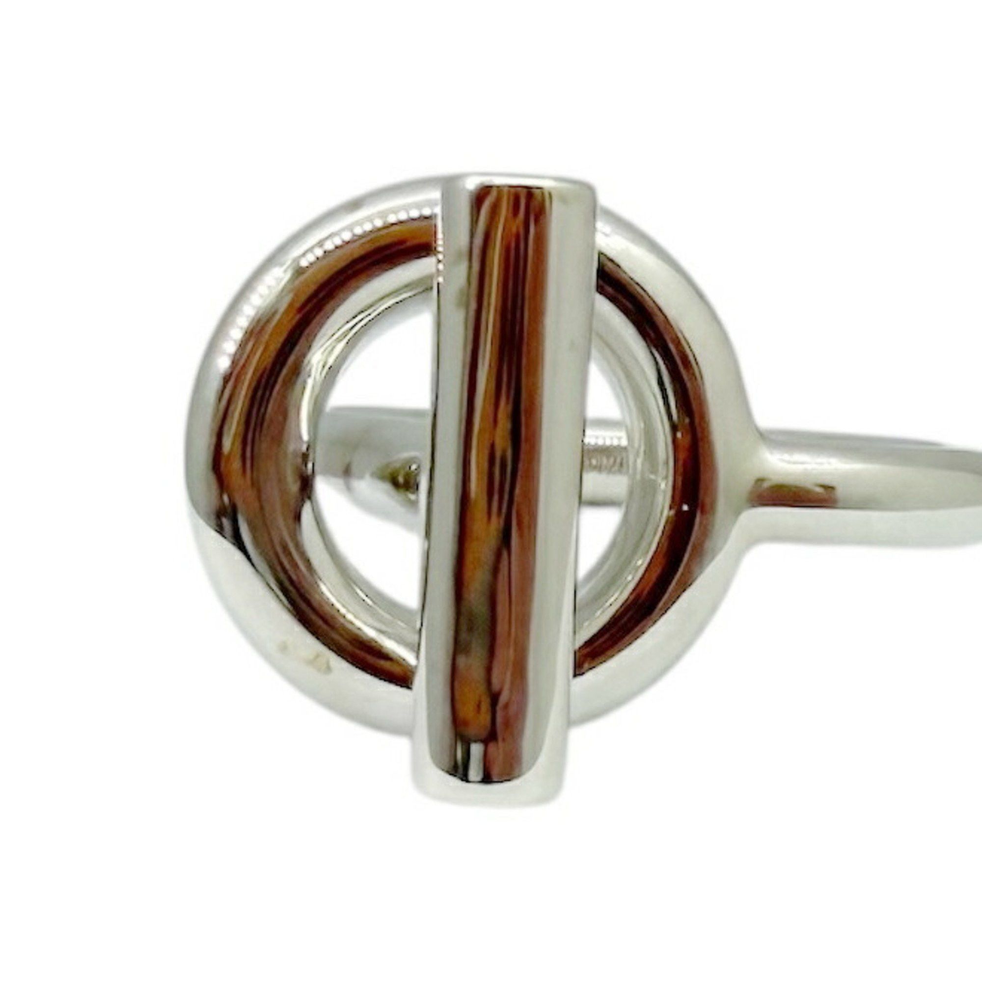 Hermes HERMES Echappé Ring, Silver #52, AG925, for Men and Women Size ONE SIZE - 1 Thumbnail