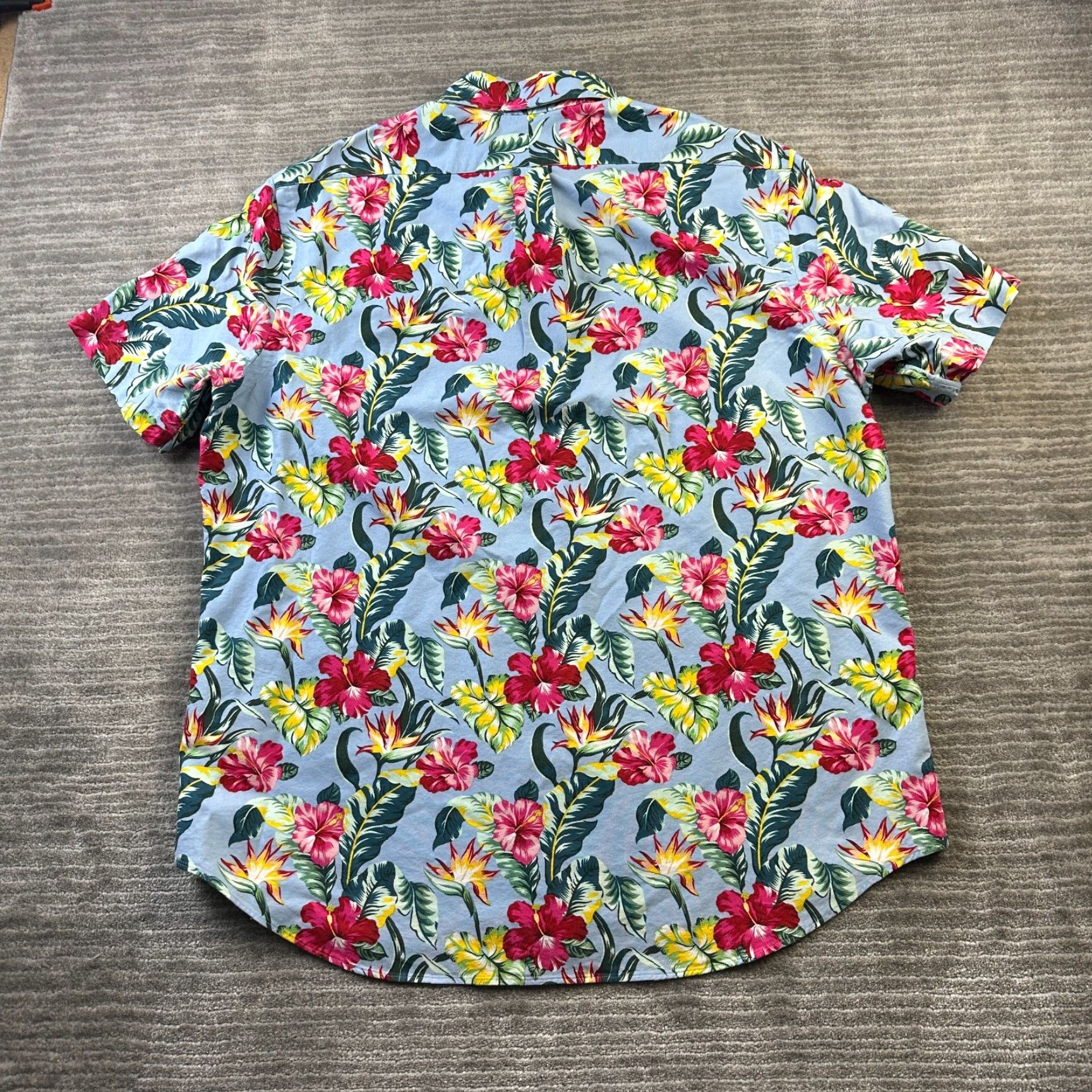 Marine Layer Ralph Lauren Shirt Mens Extra Large Floral All Over Print Button Up Oxford Size US XL / EU 56 / 4 - 2 Thumbnail