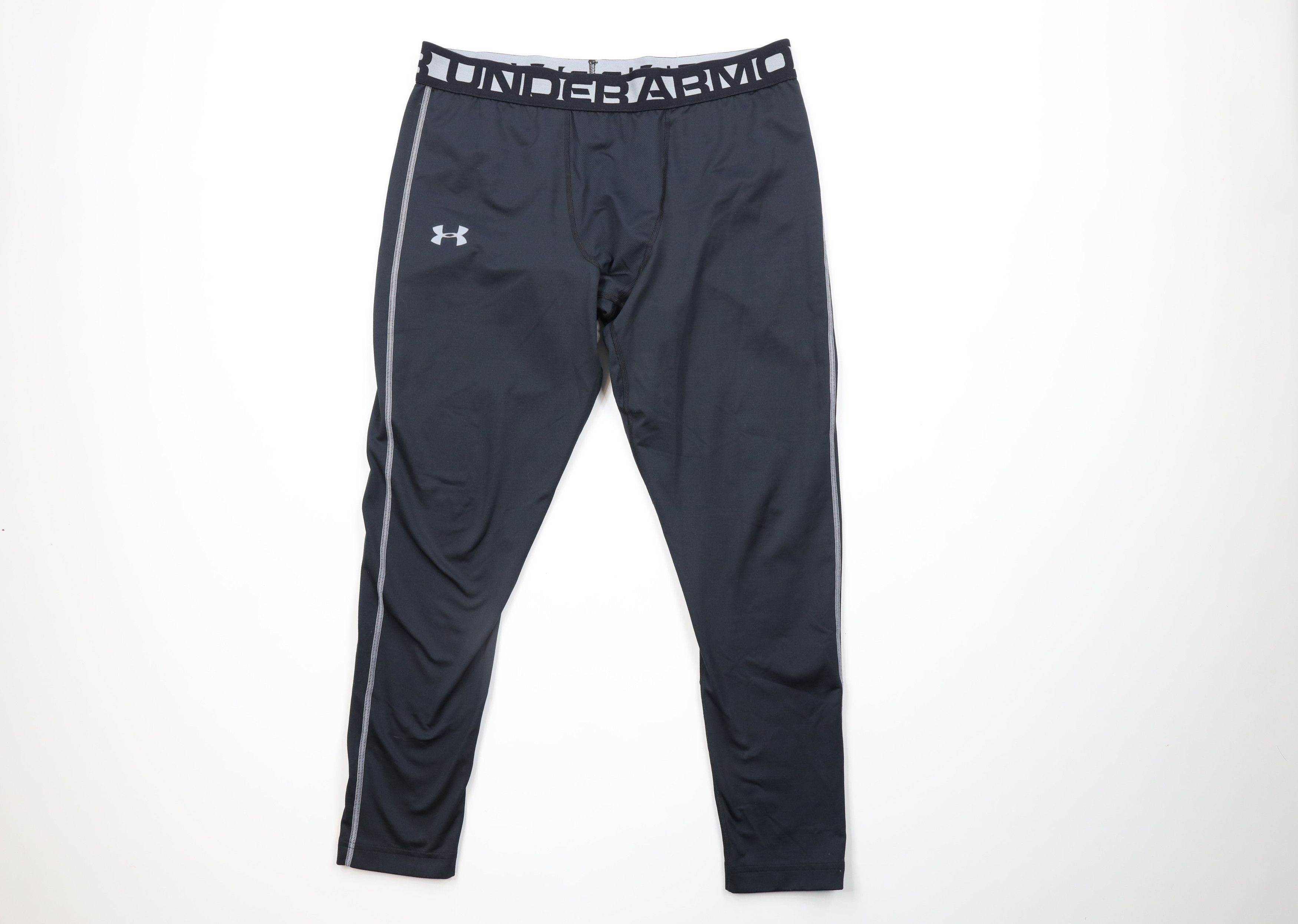 Under Armour × Vintage Under Armour Compression Training Gym Tights Pants Black Size US 40 / EU 56 - 1 Thumbnail