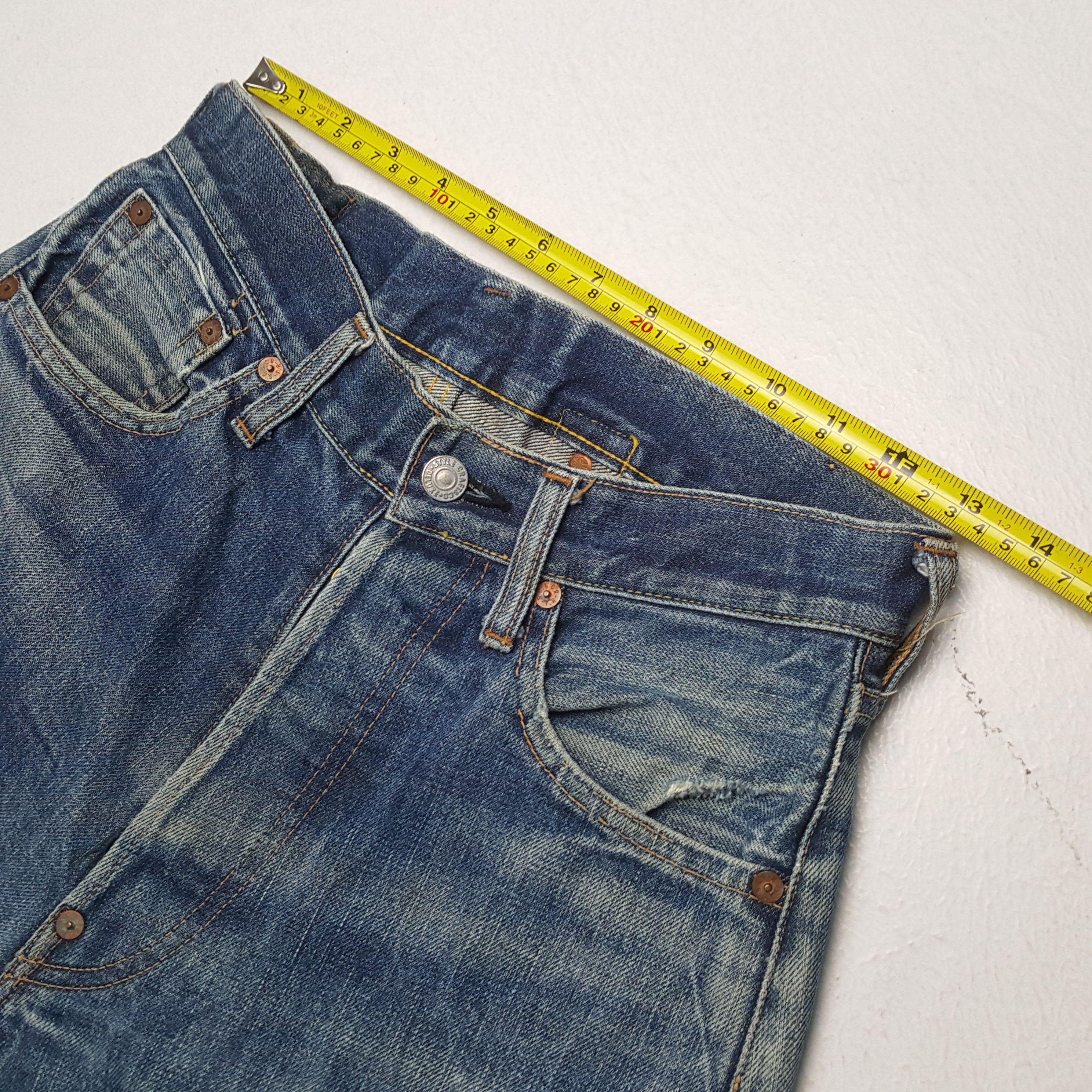 Evisu × Japanese Brand × Vintage Vintage EVIS Japanese Brand Daicock Custom Style Jeans Size US 26 / EU 42 - 7 Thumbnail