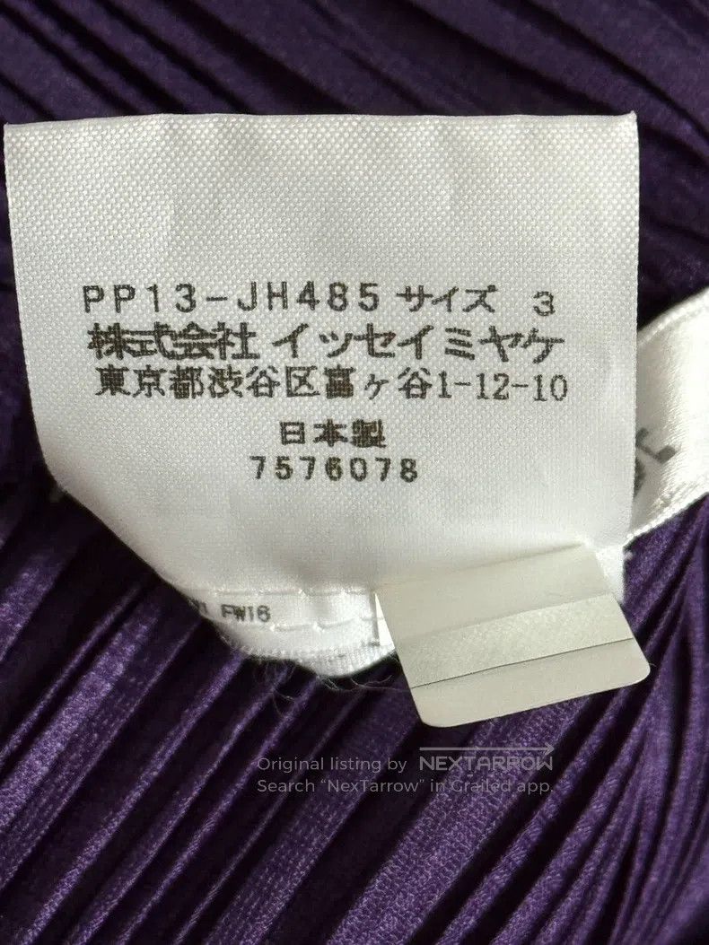 Issey Miyake Issey Miyake Purple Dress Size L / US 10 / IT 46 - 4 Thumbnail