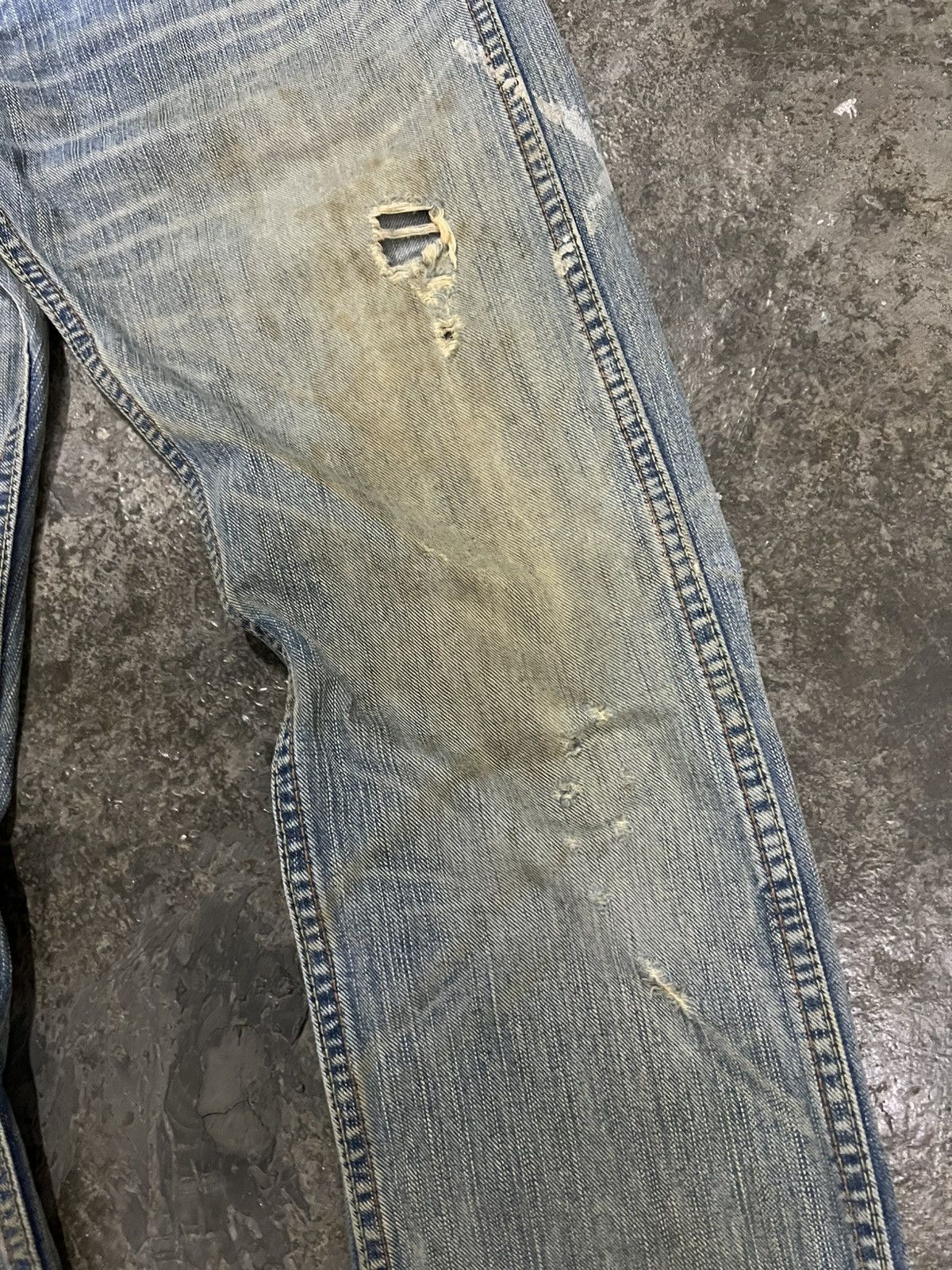 If Six Was Nine LIBERTO DISTRESSED FADED JEAN Size US 32 / EU 48 - 6 Thumbnail