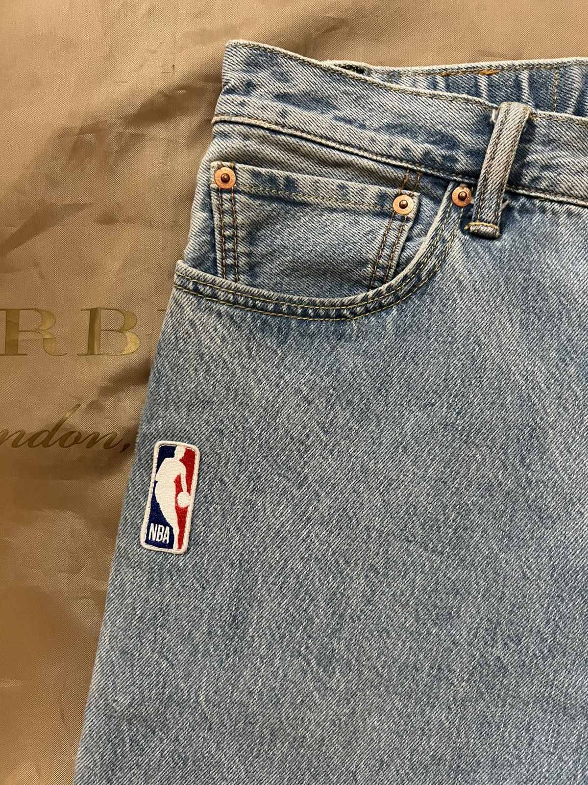 Just Don Just Don Lakers NBA Tearaway Jeans size 32 $900 Size US 32 / EU 48 - 5 Thumbnail