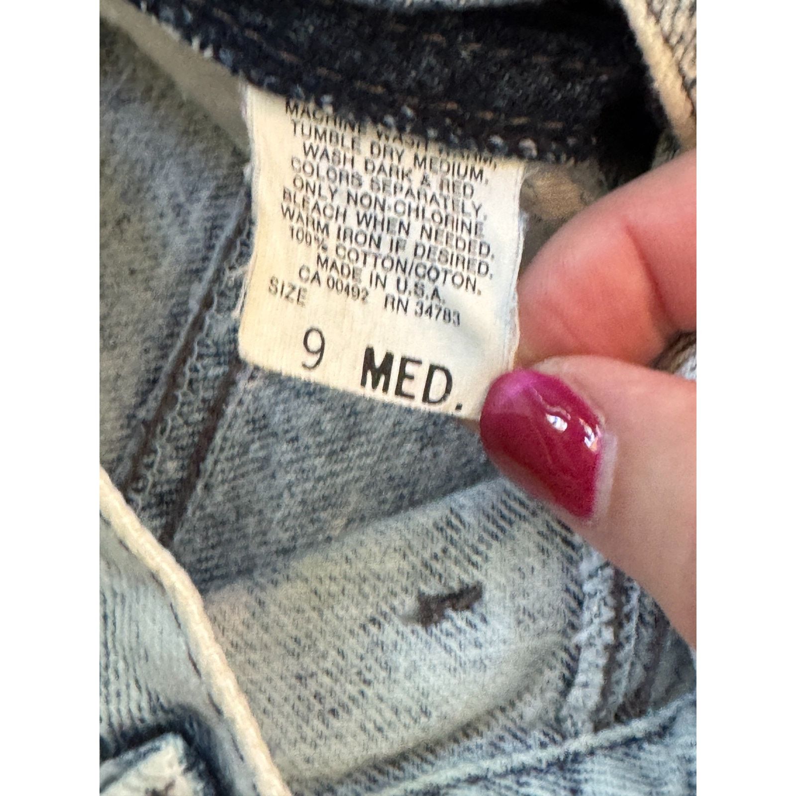 Lee Lee Riders Vintage Stonewashed Jeans - Size 9 Length 31" Size 28" / US 6 / IT 42 - 6 Thumbnail