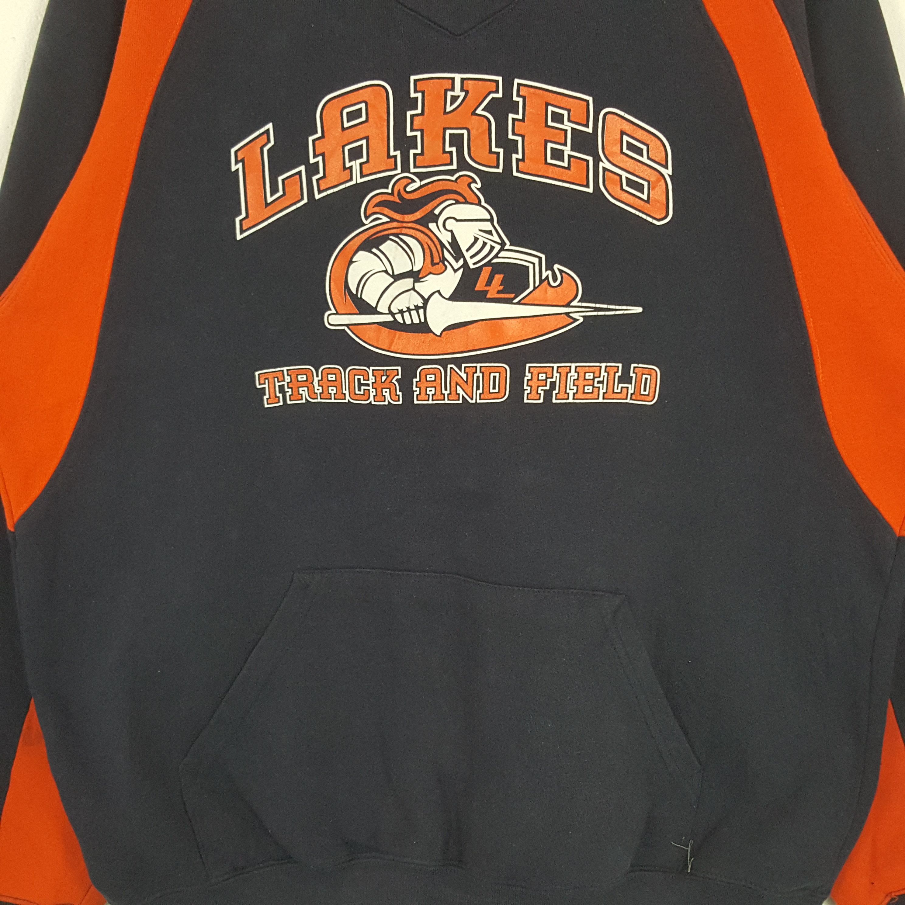 Vintage Vintage Lakes Track And Field College Sport Style Hoodies Size US L / EU 52-54 / 3 - 2 Thumbnail