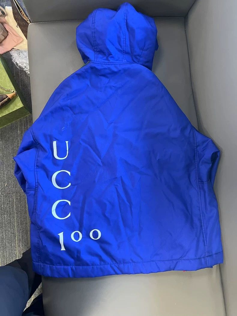 Gucci Gucci 100 Series Blue Hooded Nylon Jacket 2502-Nextarrow Size US M / EU 48-50 / 2 - 3 Thumbnail