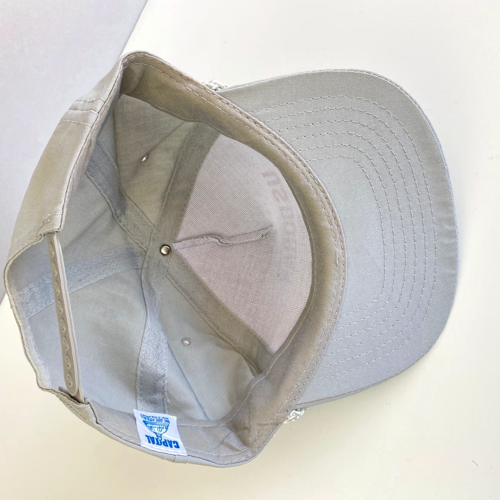Kapital VINTAGE Capital Trucker Hat Gray 1991 USA 80s 90s Classic Outdoor Hat Mens One Size Cap Size ONE SIZE - 7 Thumbnail