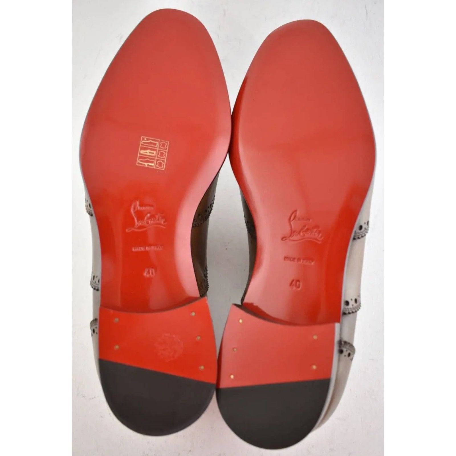 Christian Louboutin Christian Louboutin Havane Brown Leather Dress Loafer 40 7 Size US 7 / EU 40 - 12 Thumbnail