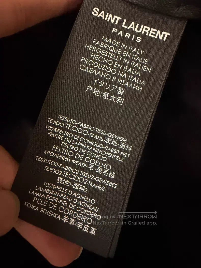 Saint Laurent Paris Saint Laurent Paris Top Hat i Size ONE SIZE - 2 Thumbnail