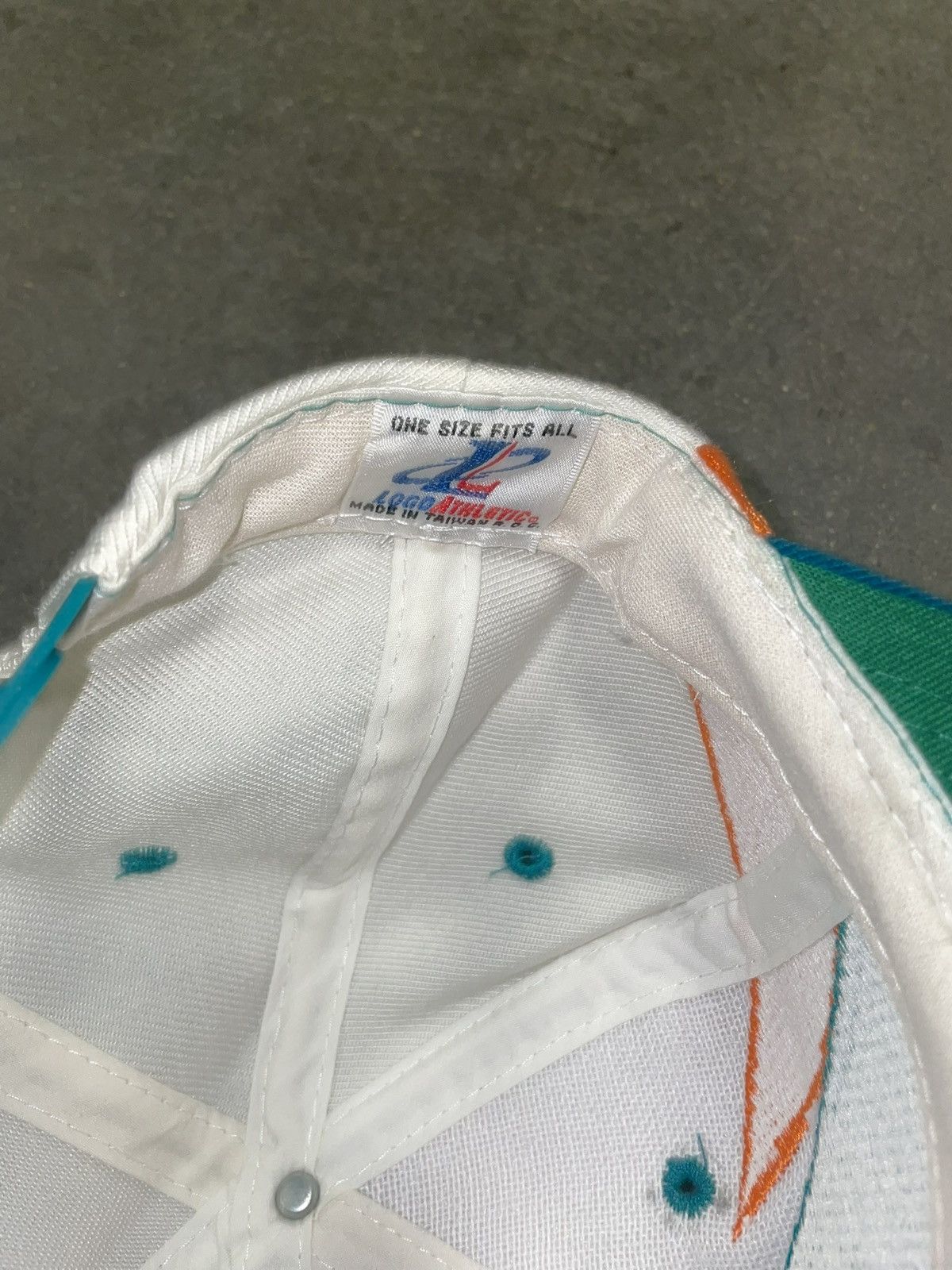NFL MIAMI DOLPHINS DOUBLE SHARK TOOTH NFL ONE SIZE FITS ALL HAT Size ONE SIZE - 4 Thumbnail