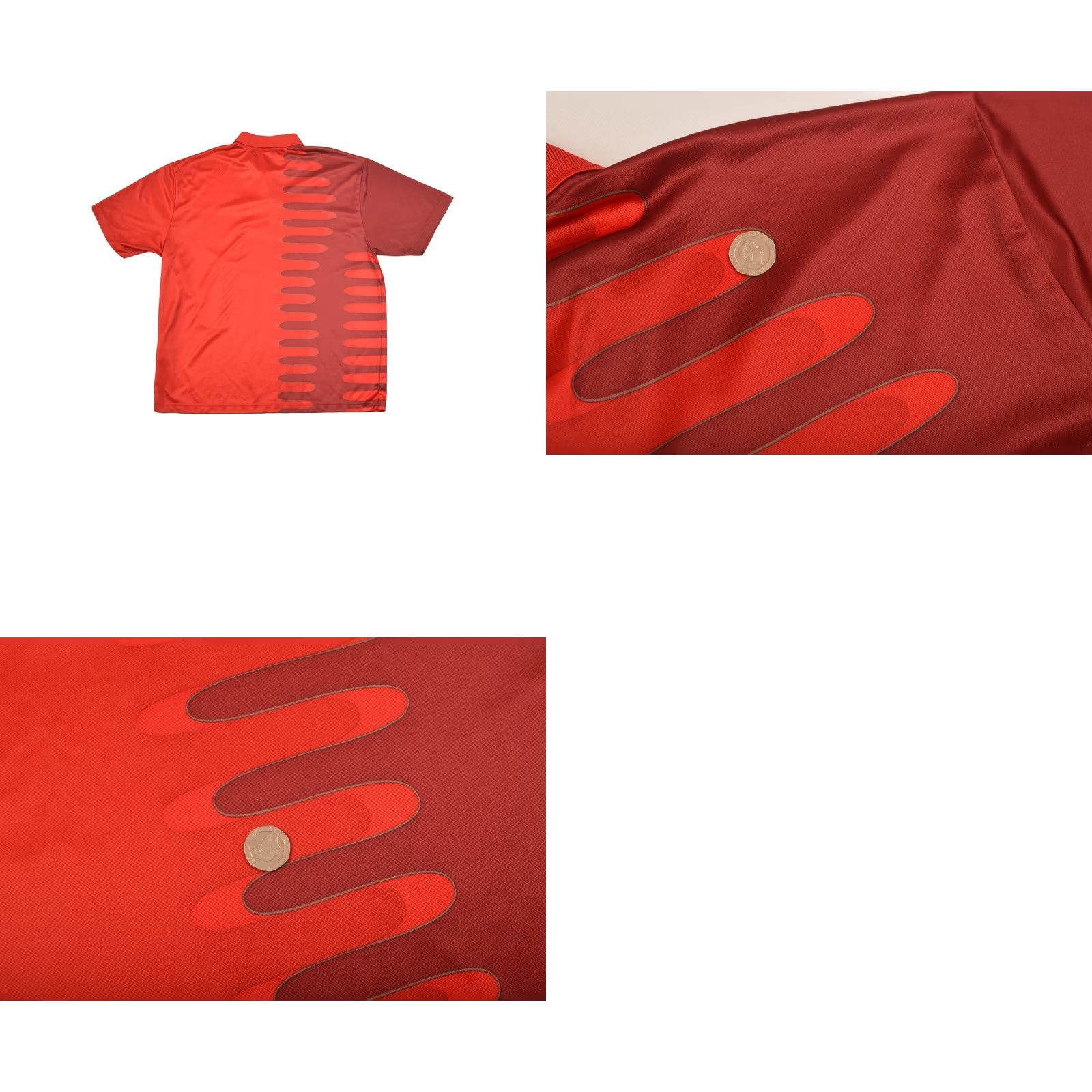 Nike Nike Challenge Court Federer 2002 Hamburg Masters Tennis Polo Shirt Jersey XL Red Mens Size US XL / EU 56 / 4 - 8 Thumbnail