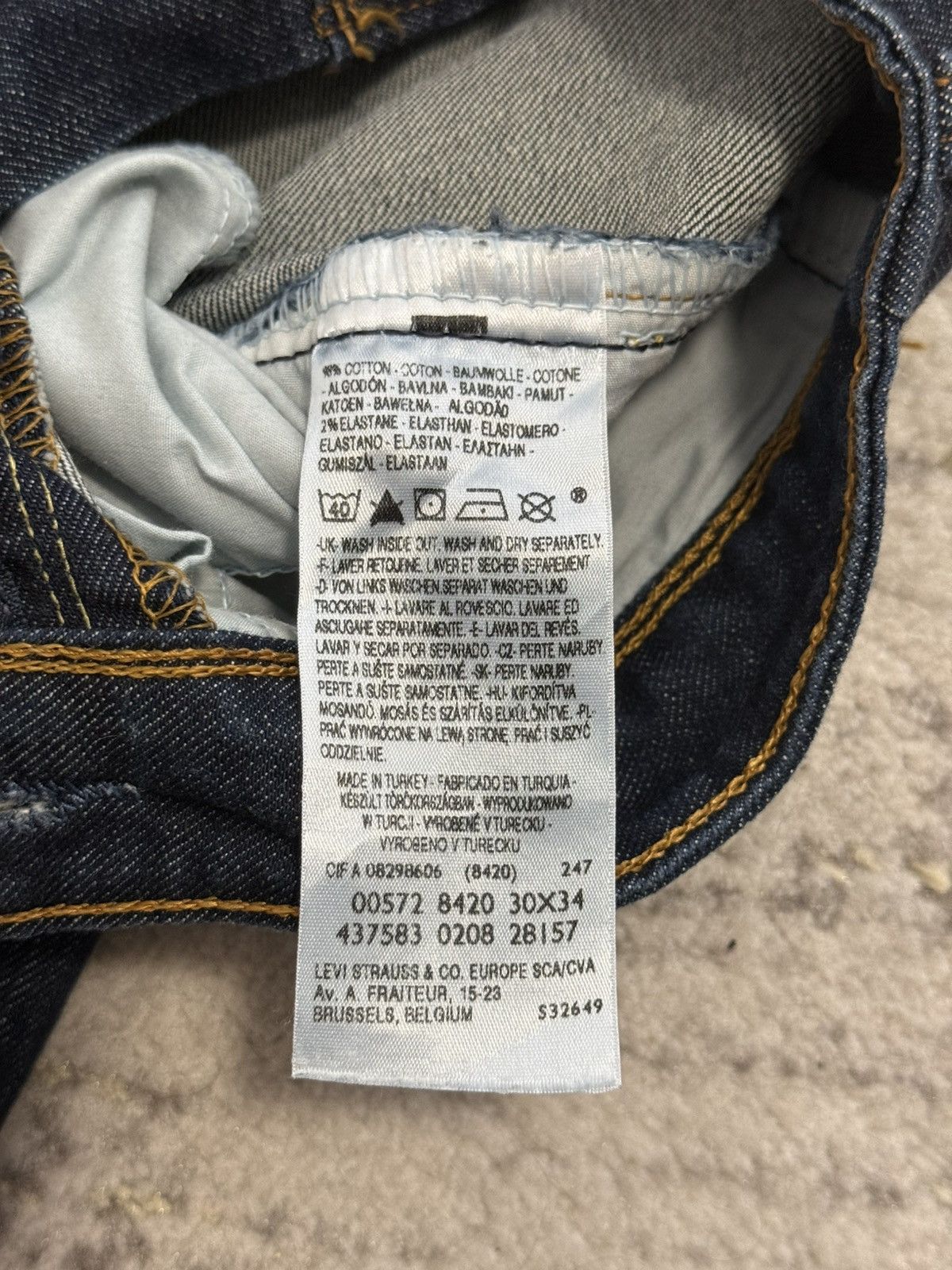 Levi's Levi's 572 Bootcut Jeans Dzwony Y2k Vintage Size 32" / US 10 / IT 46 - 5 Thumbnail