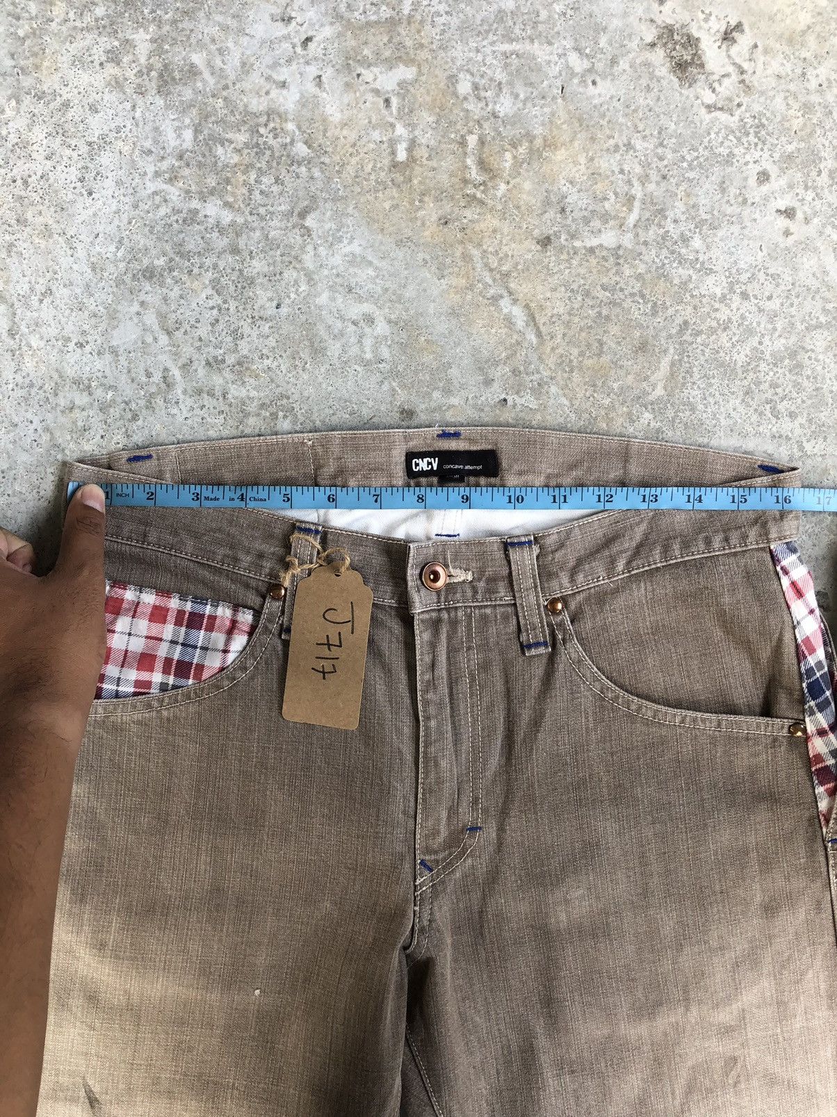 Japanese Brand Japanese Concave attempt Distressed Jeans Size US 32 / EU 48 - 21 Thumbnail