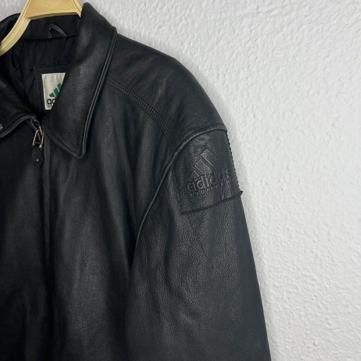 Adidas Adidas Equipment Lather Jacket EQT 90s 80s Vintage size L Size US L / EU 52-54 / 3 - 6 Thumbnail