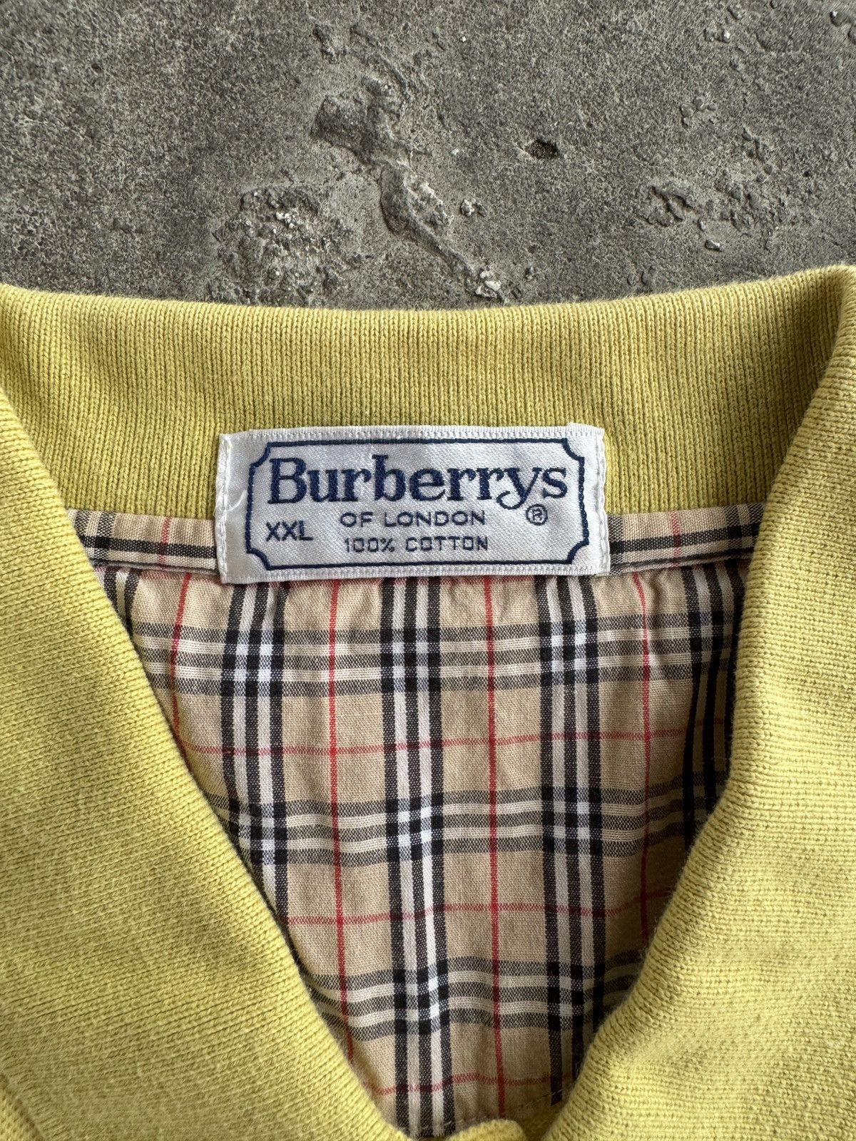 Burberry Vintage Burberrys Poloshirt Size US XXL / EU 58 / 5 - 4 Thumbnail