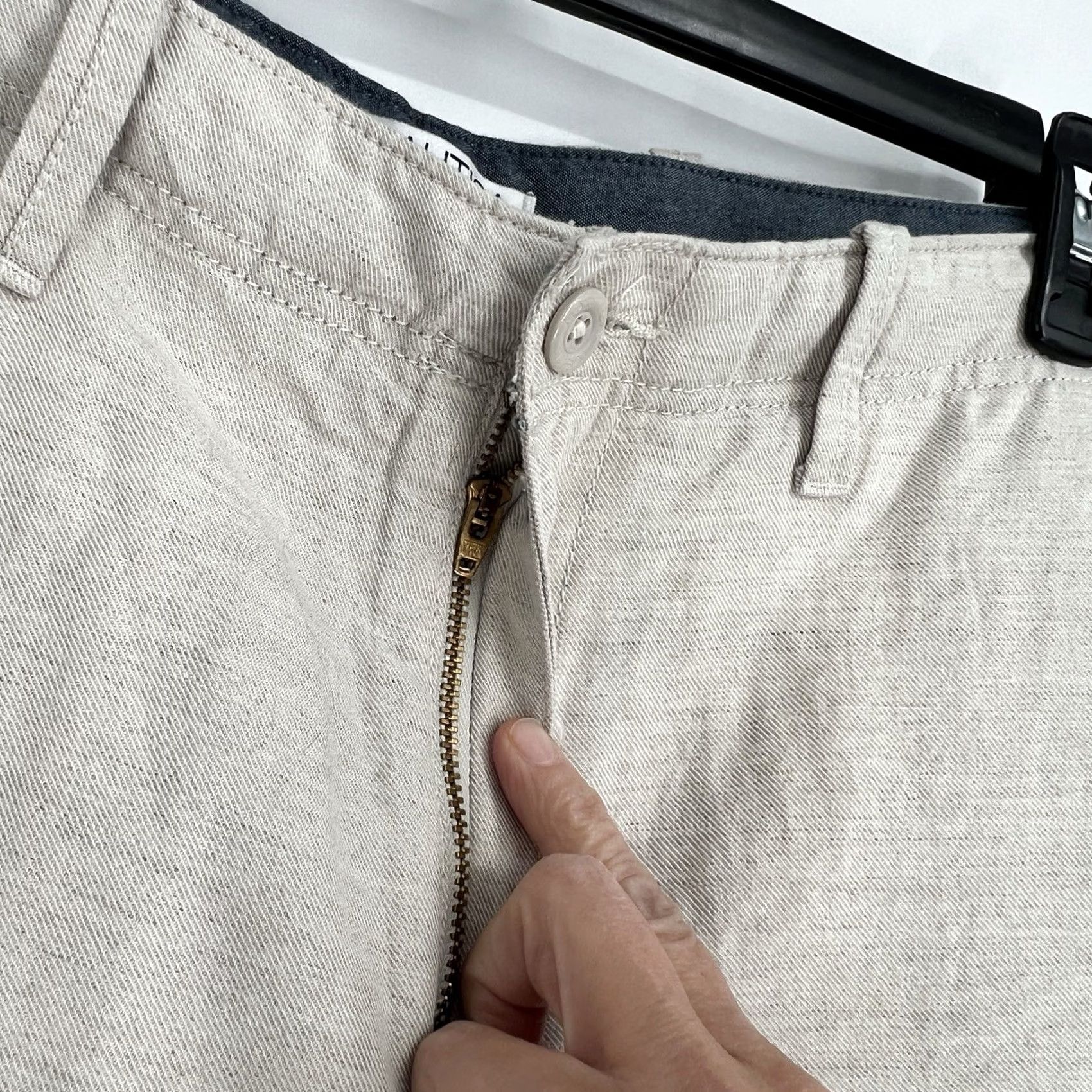 Nautica Nautica Men’s Flat Front Pants Tan Beige 52% Linen 48% Cotton Regular 34W x 32L Chino Casual Formal Travel Party/Cocktail Boys Womens Mens Size US 34 / EU 50 - 6 Thumbnail