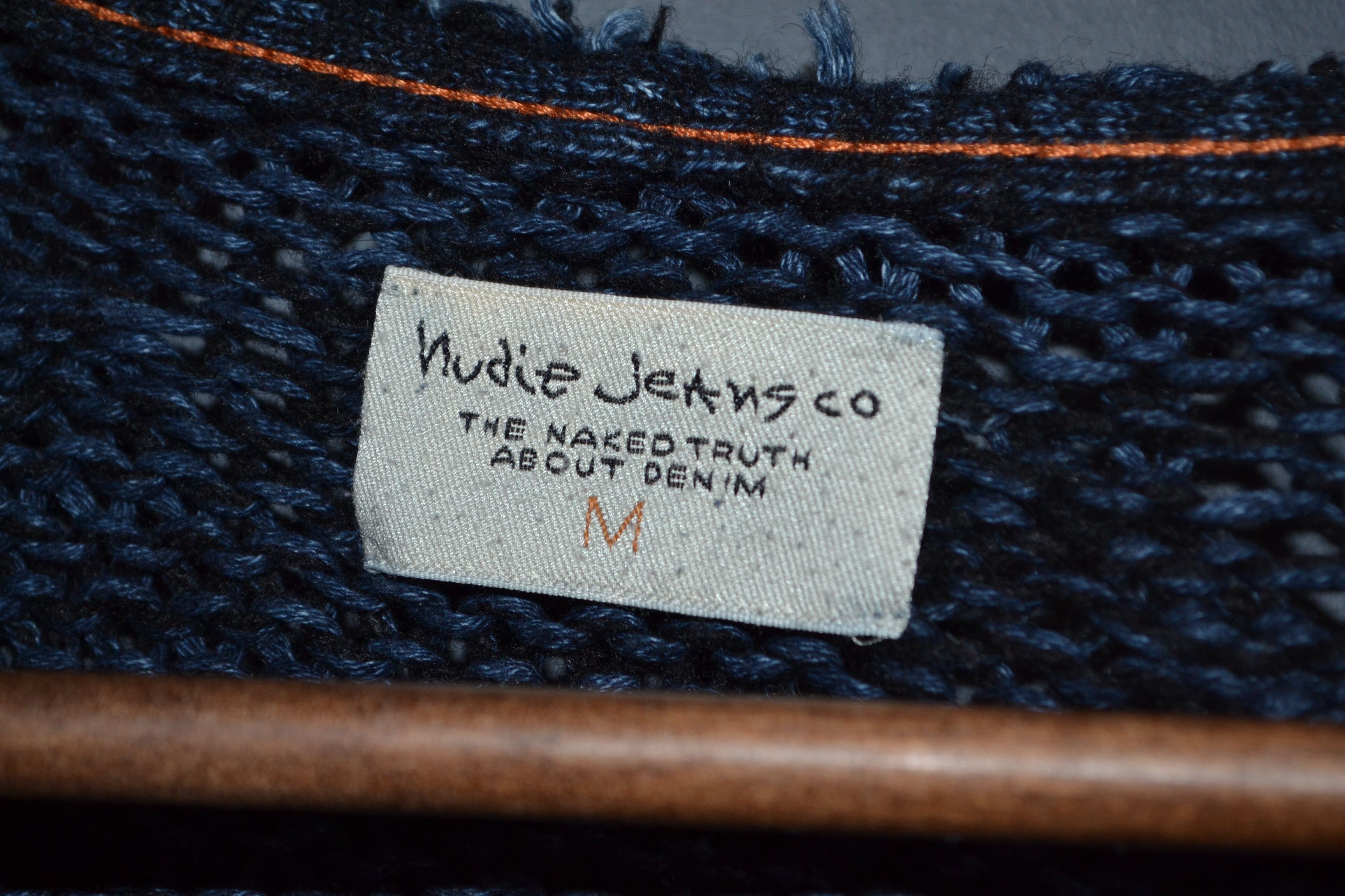 Nudie Jeans Nudie Jeans Indigo Cotton Wool Oversized Sweater Knit M Size US M / EU 48-50 / 2 - 5 Thumbnail