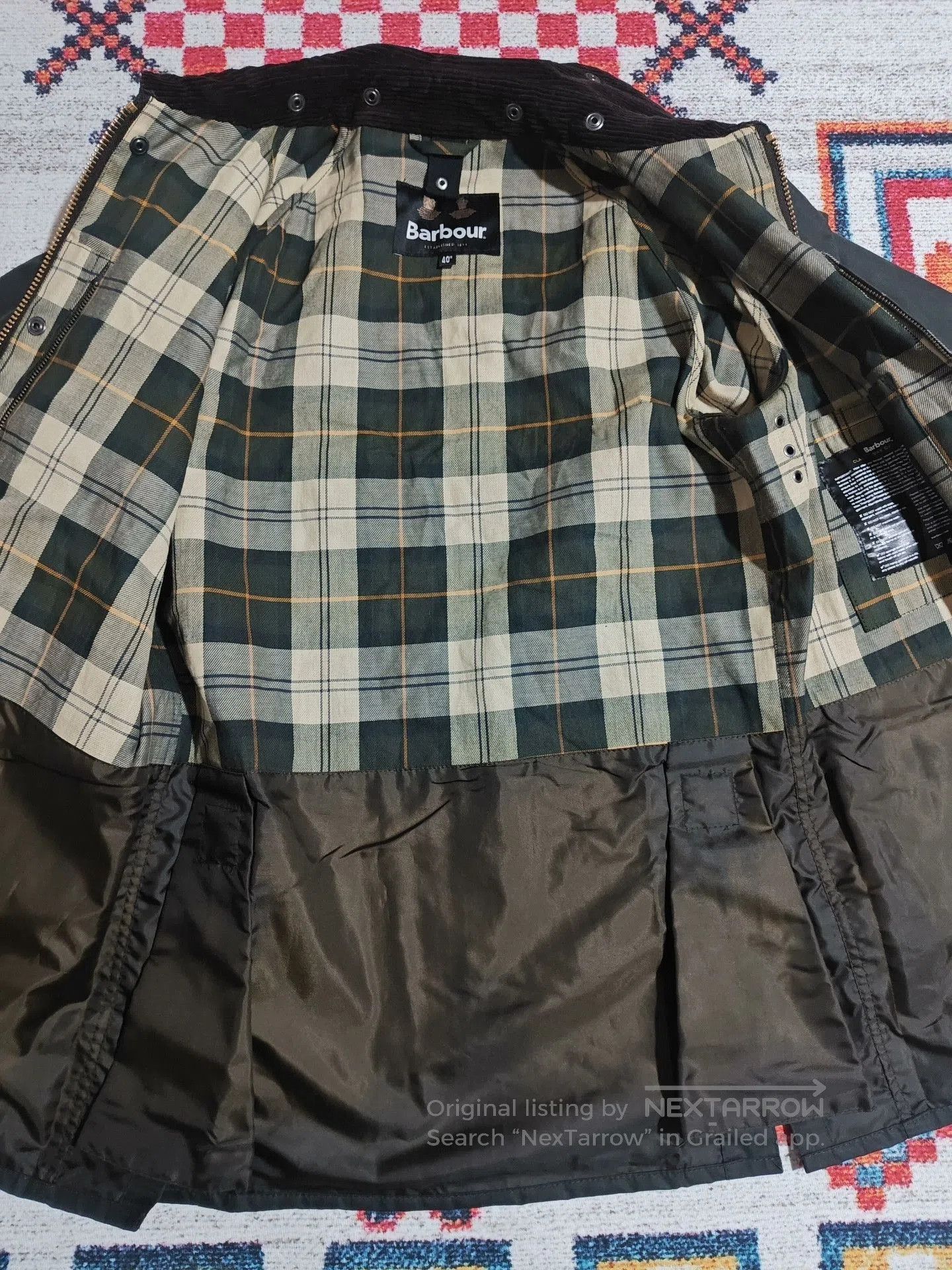Barbour Barbour Bedale SL Men's Waxed Trench Coat. Size US XXS / EU 40 - 3 Thumbnail