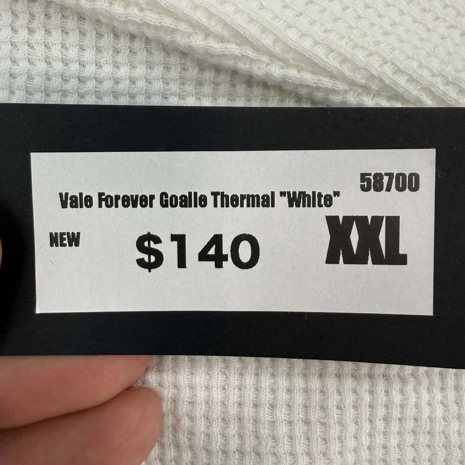 Vale Vale Forever Goalie Thermal White XXL Size US XXL / EU 58 / 5 - 8 Thumbnail